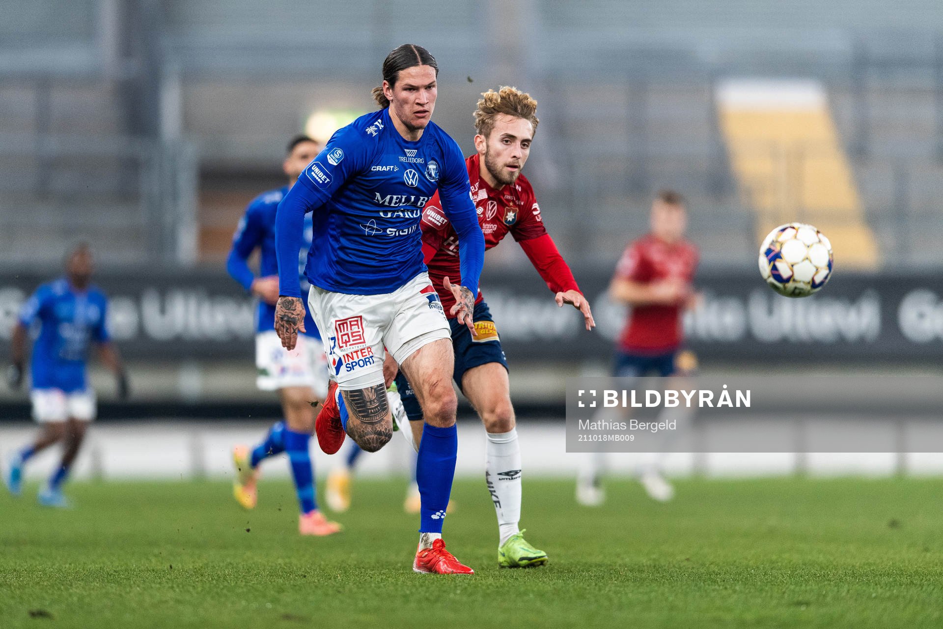 Trelleborgs Isak Jönsson och Örgrytes Jack Cooper Love