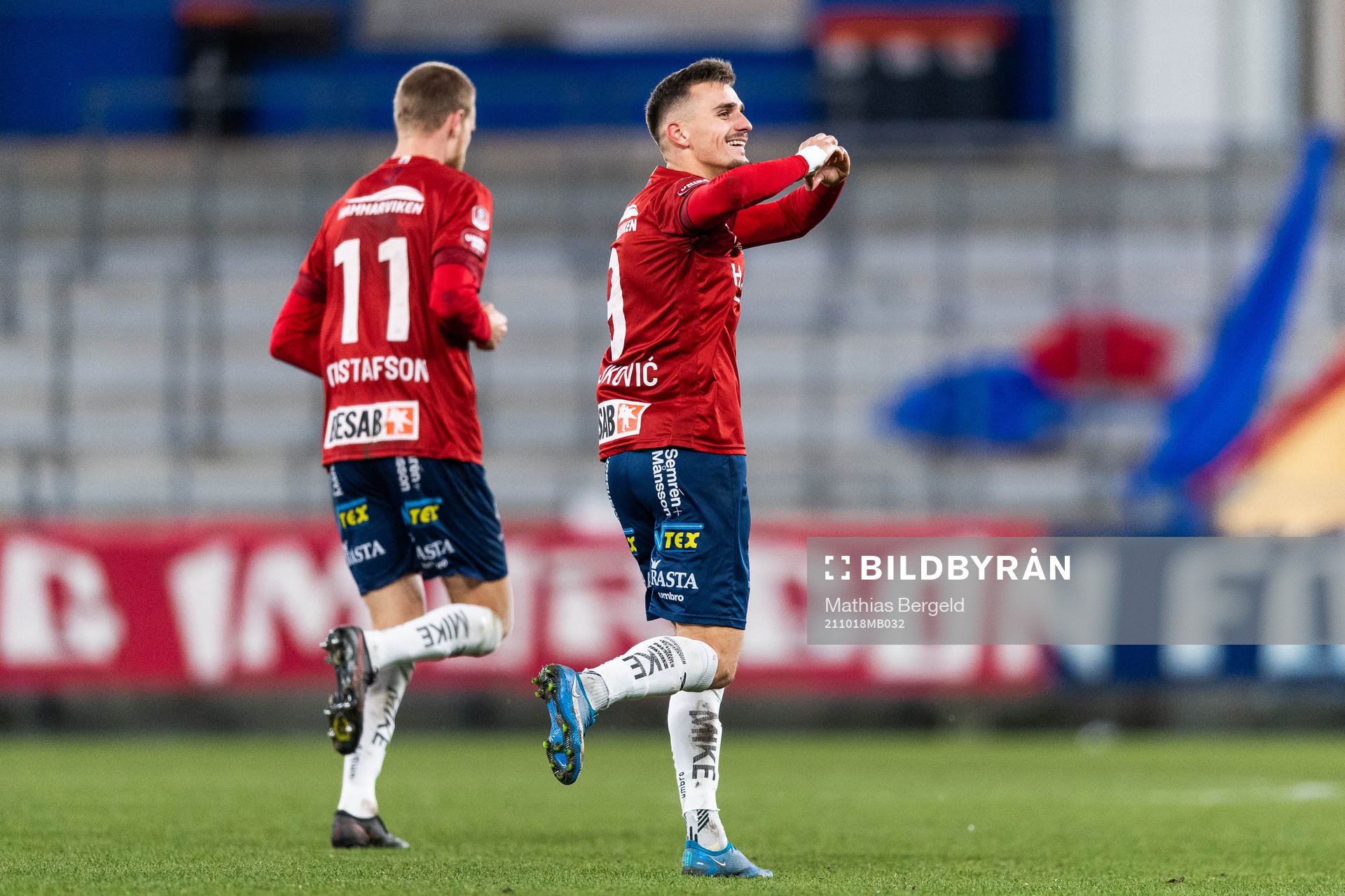 Örgrytes Ajdin Zeljkovic jublar