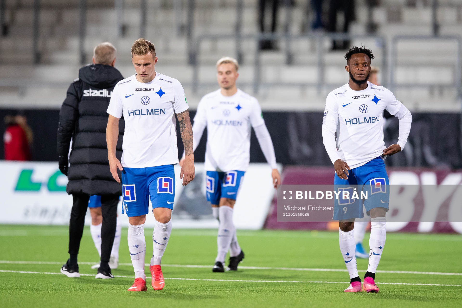 IFK Norrköpings Marco Lund Nielsen och Samuel Adegbenro