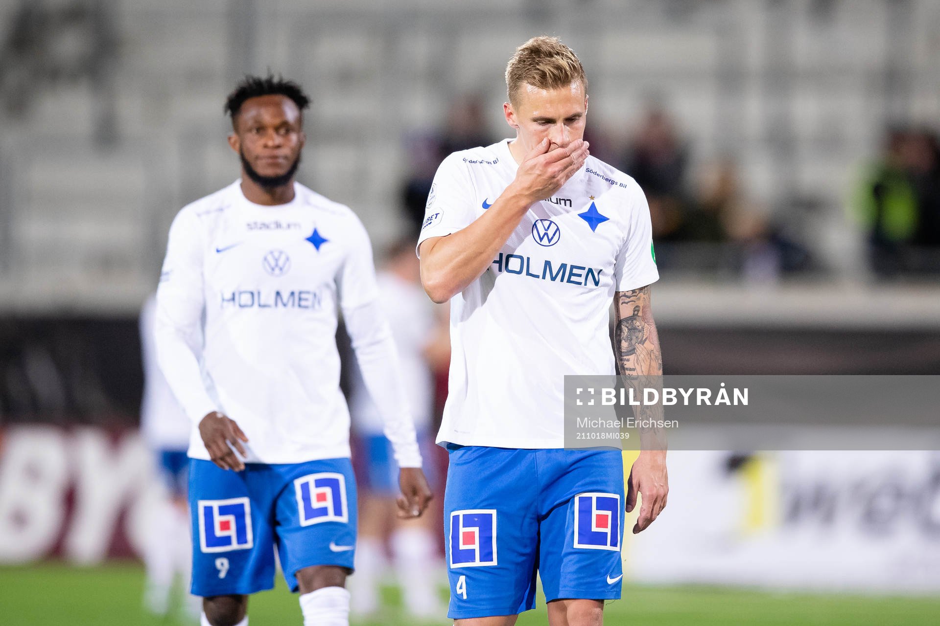 IFK Norrköpings Samuel Adegbenro och Marco Lund Nielsen