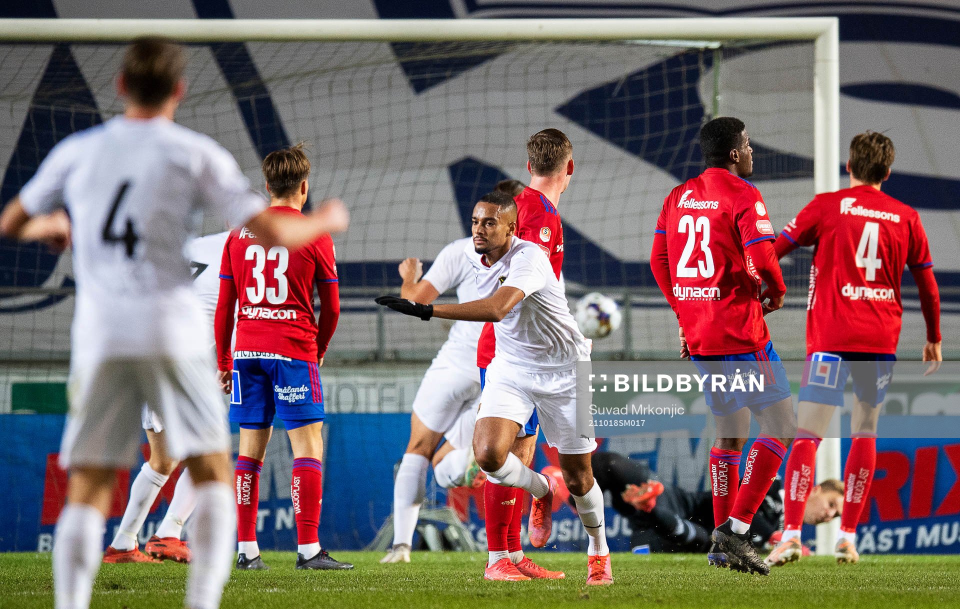 Vasalunds Alexander Andue gör här 1-1
