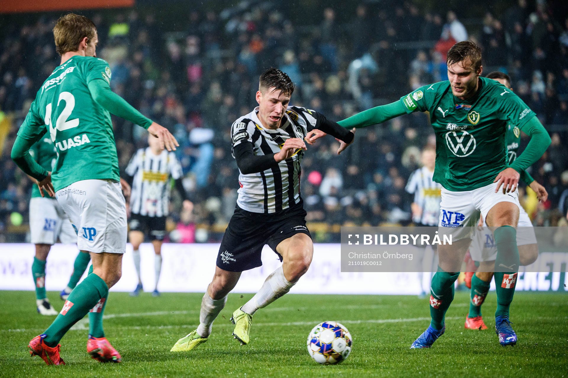 Landskronas Filip Olsson och Jönköpings Marcus Degerlund