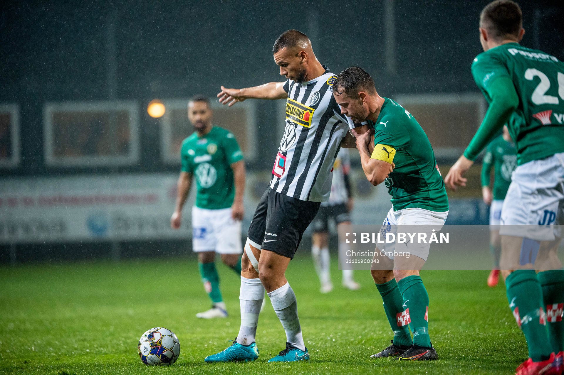 Landskronas Sumar Almadjed mot Jönköpings Fredric Fendrich