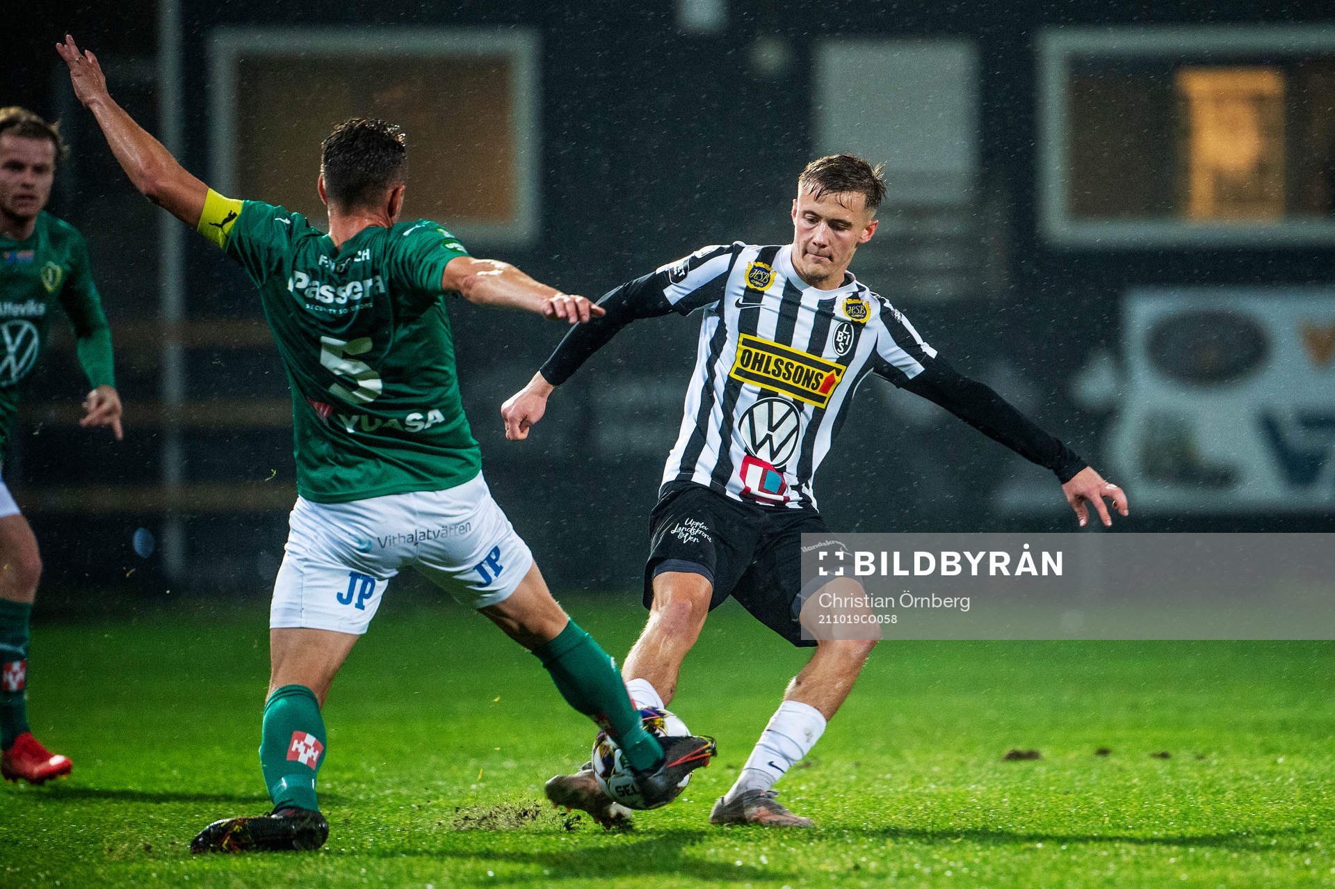 Landskronas Melker Heier mot Jönköpings Fredric Fendrich