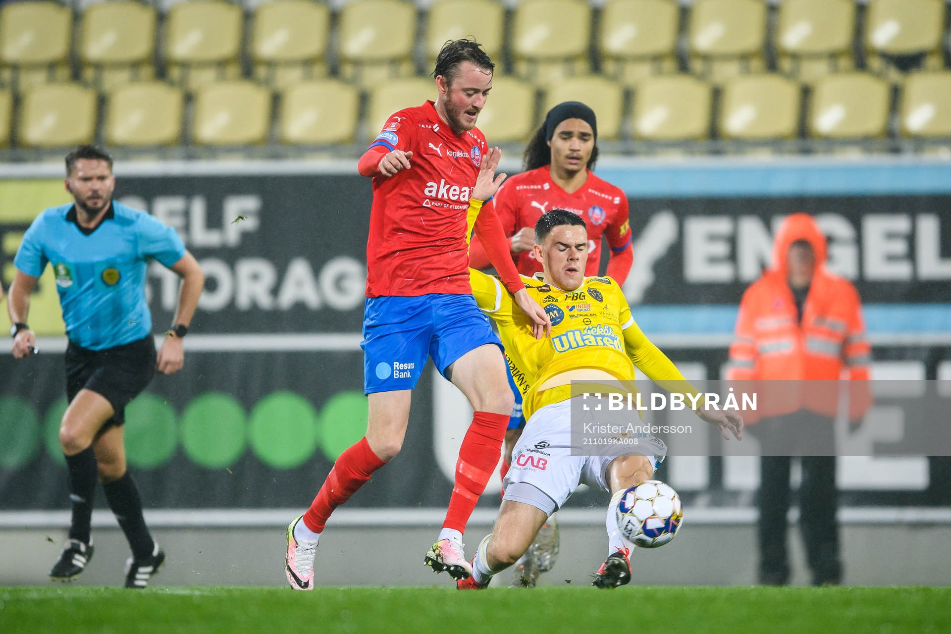 Helsingborgs Rasmus Jönsson och Falkenbergs Samuel Adrian
