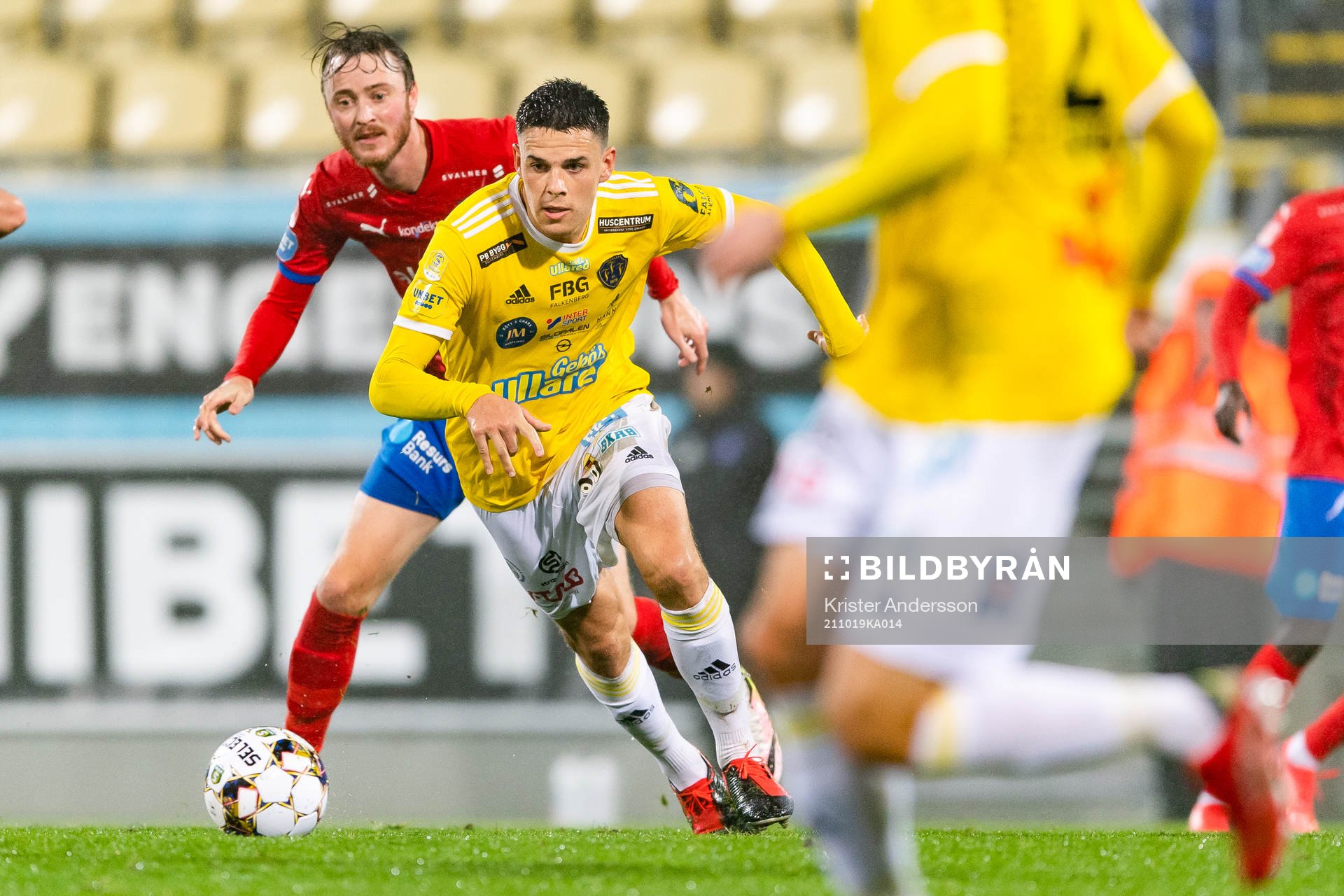 Helsingborgs Rasmus Jönsson och Falkenbergs Samuel Adrian