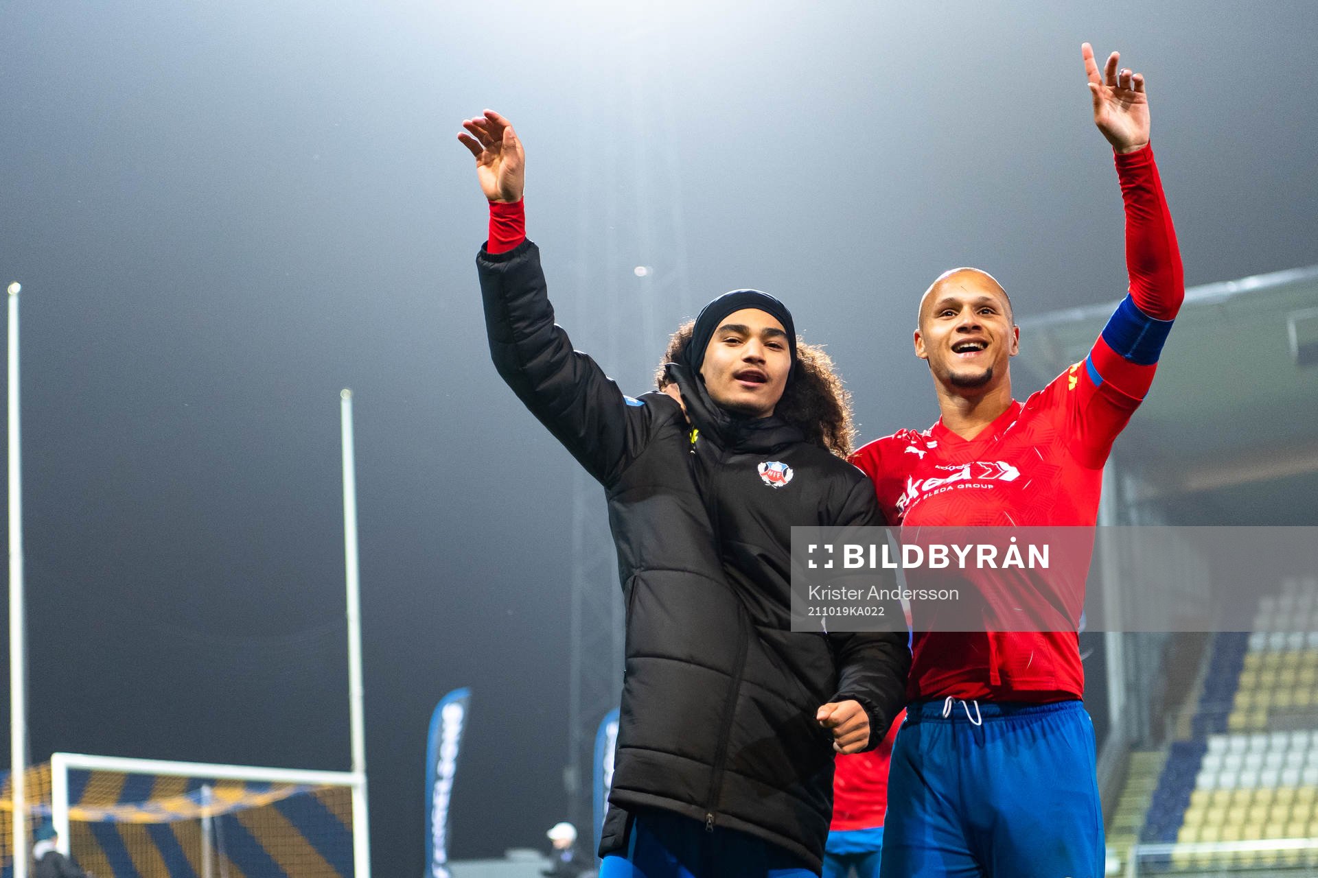 Helsingborgs Adam Kaied och Anthony van