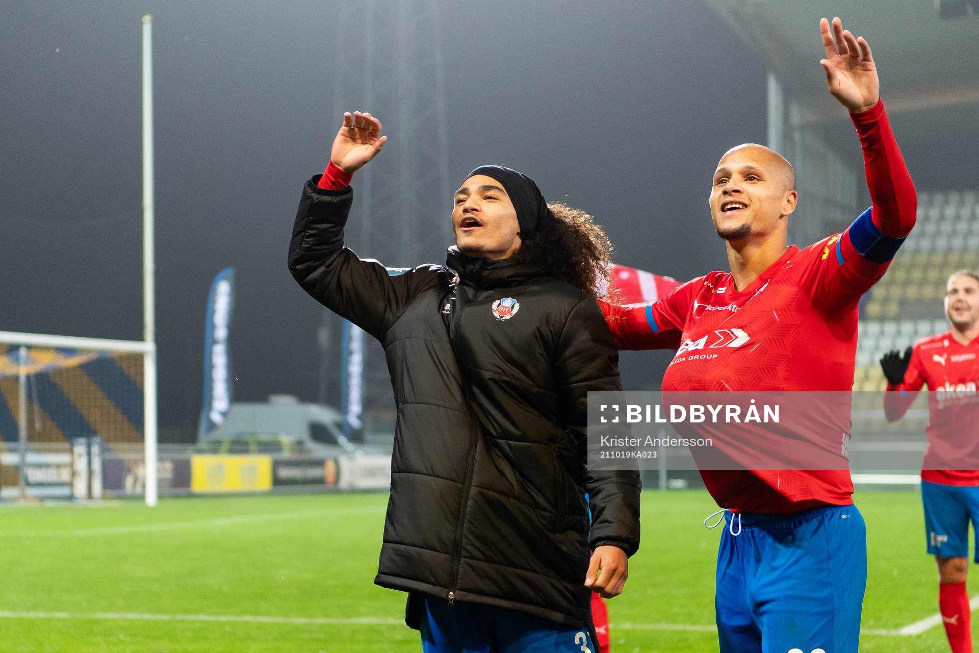 Helsingborgs Adam Kaied och Anthony van