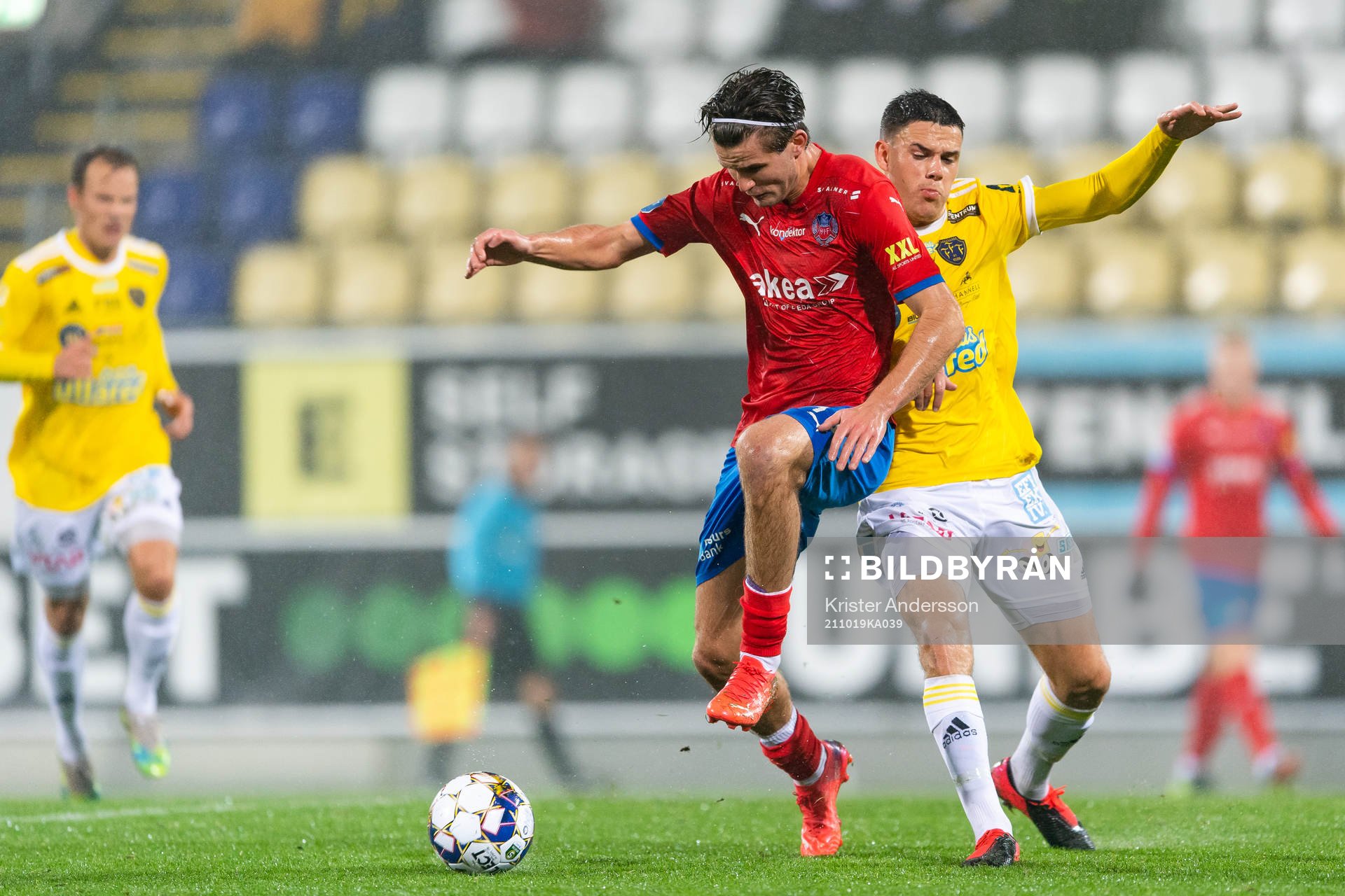 Helsingborgs Wilhelm Loeper och Falkenbergs Samuel Adrian