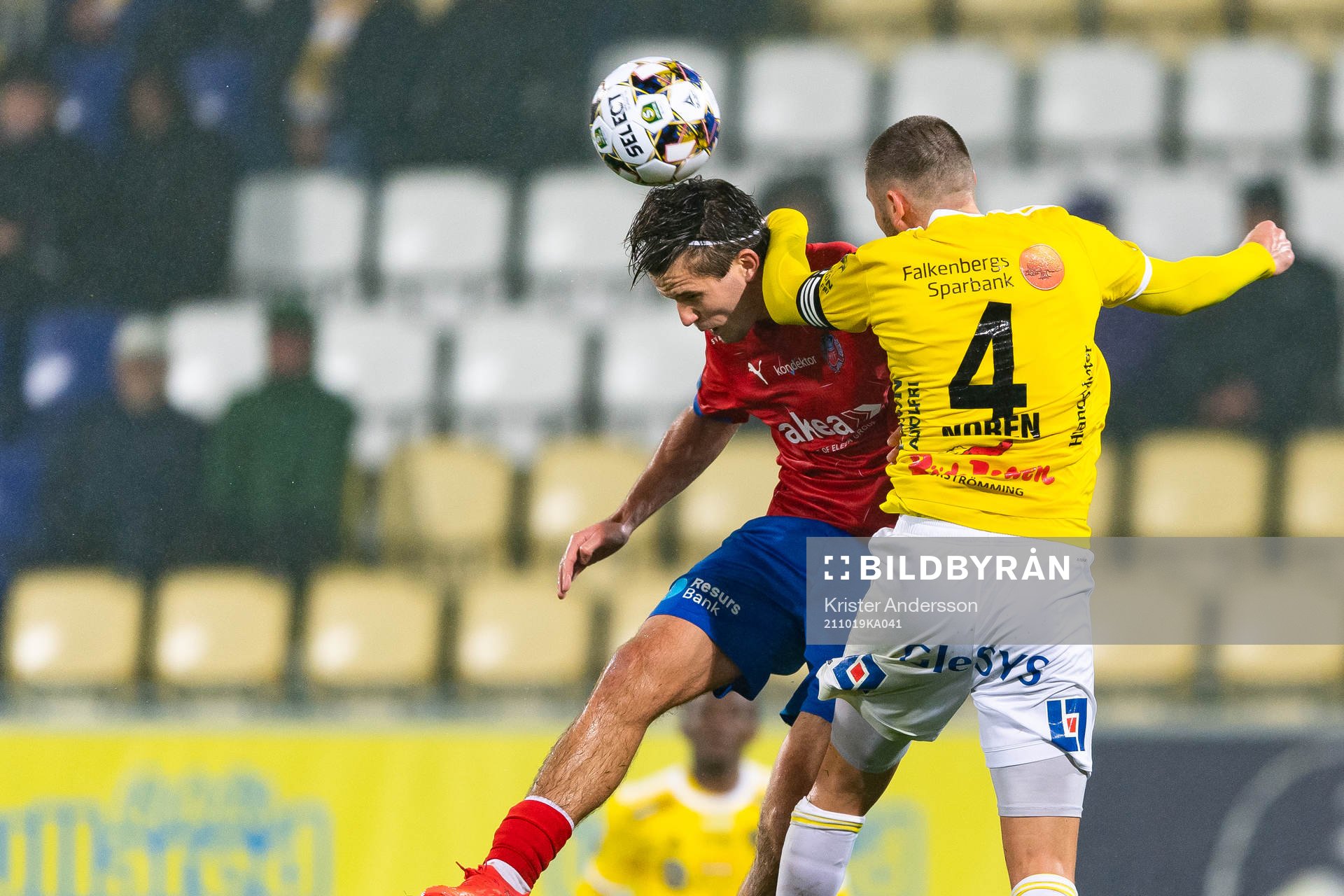 Helsingborgs Wilhelm Loeper och Falkenbergs Axel Norén