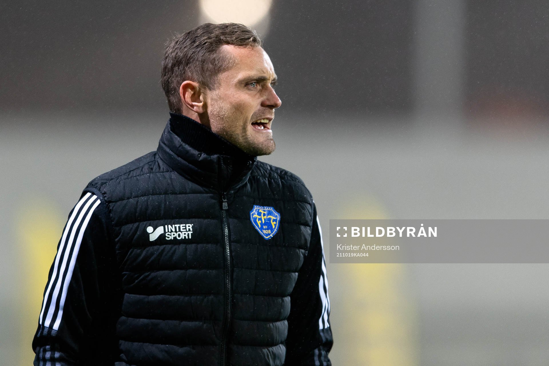 Falkenbergs tränare Tobias Tuvesson