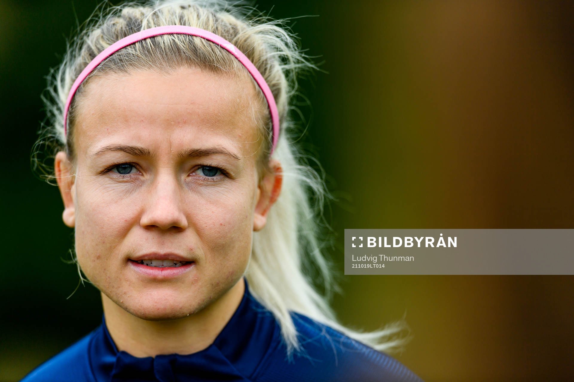 Hanna Glas of the Swedish women's national football team is
