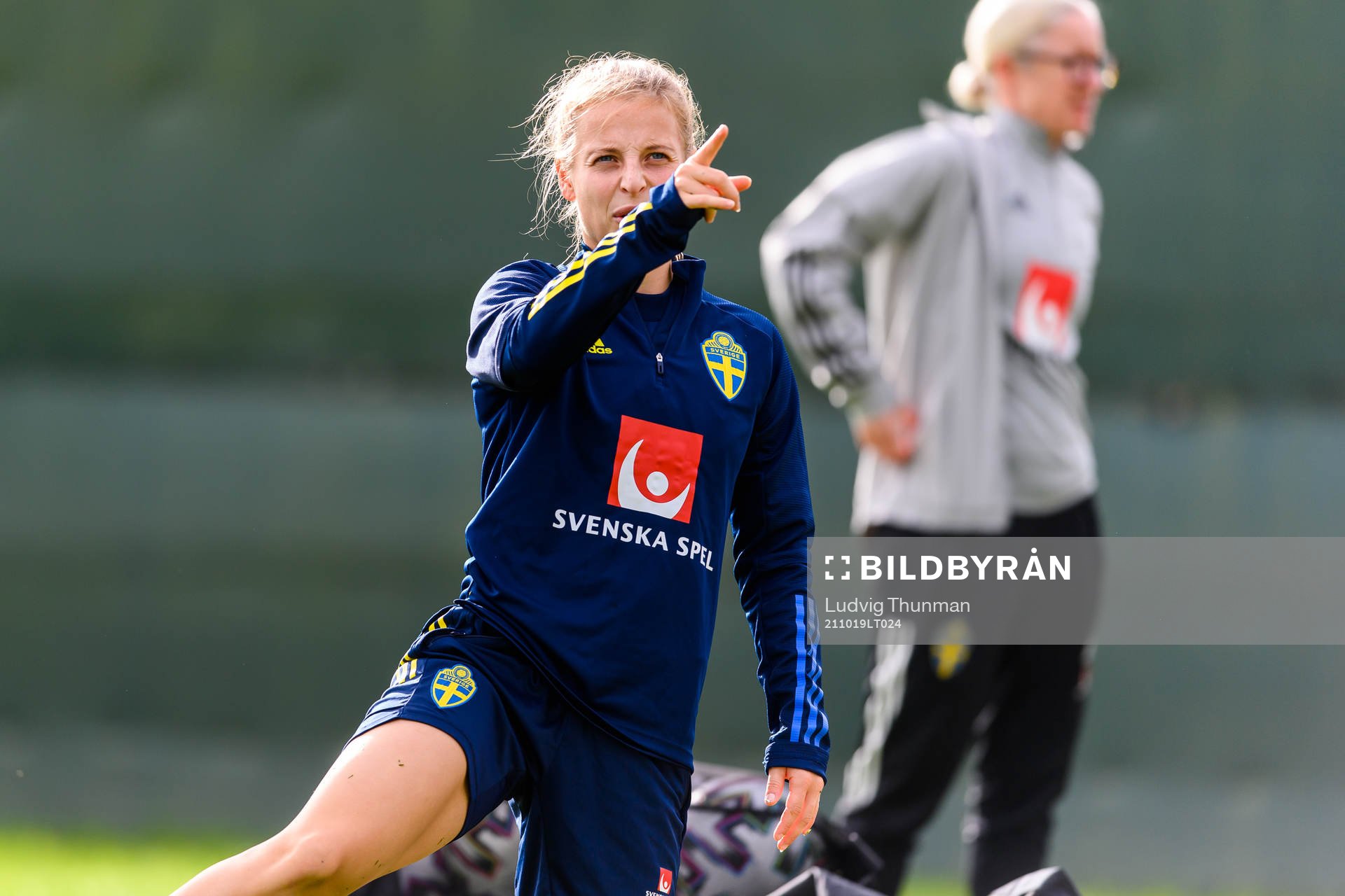 Anna Anvegård of the Swedish women's national football team