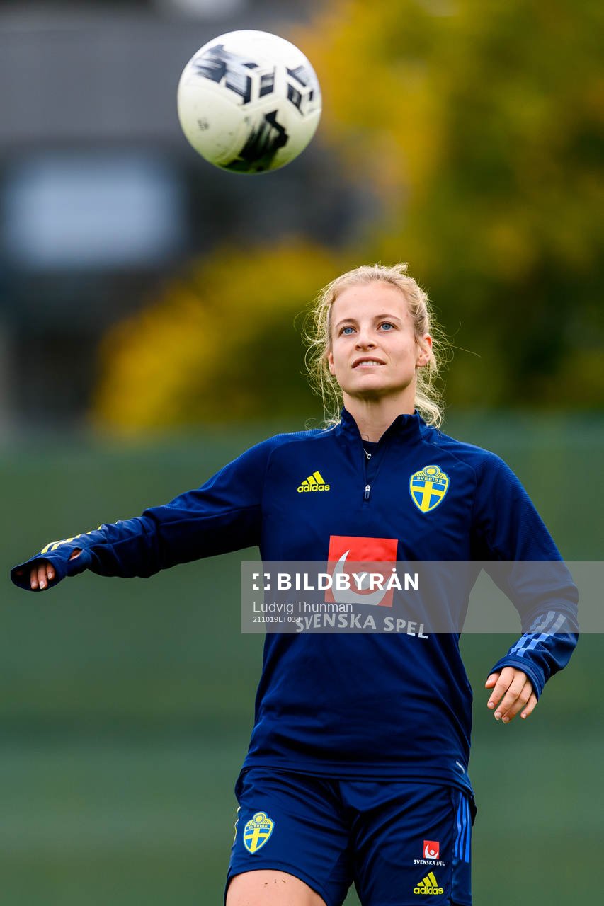 Anna Anvegård of the Swedish women's national football team