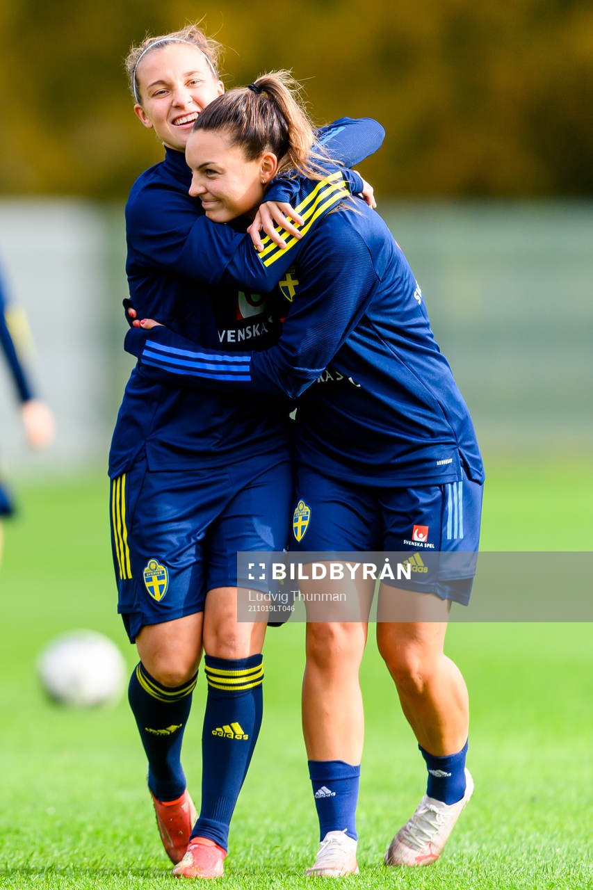 Julia Zigiotti Olme and Johanna Rytting Kaneryd of the