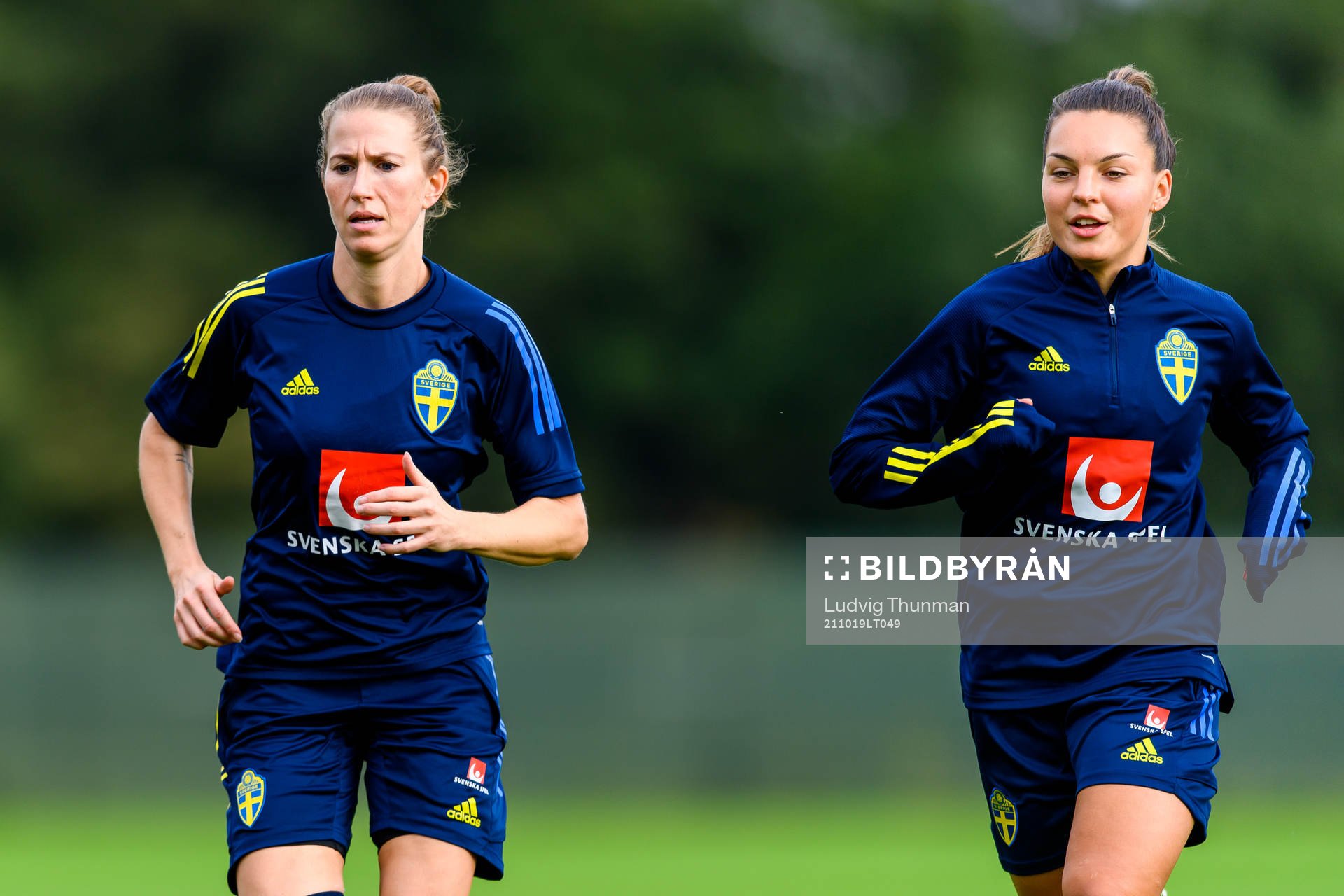 Emma Berglund and Johanna Rytting Kaneryd of the Swedish