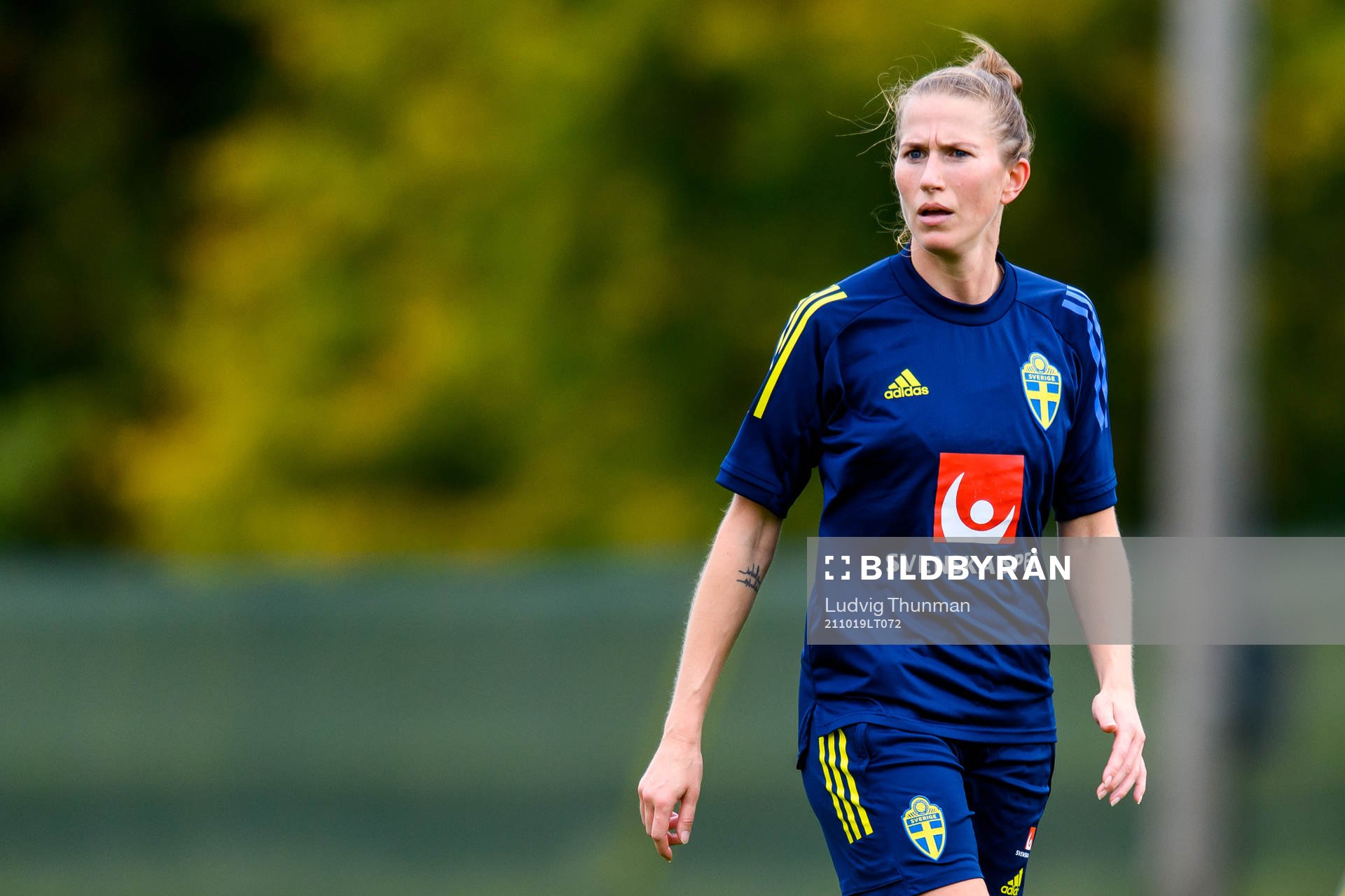 Emma Berglund of the Swedish women's national football team