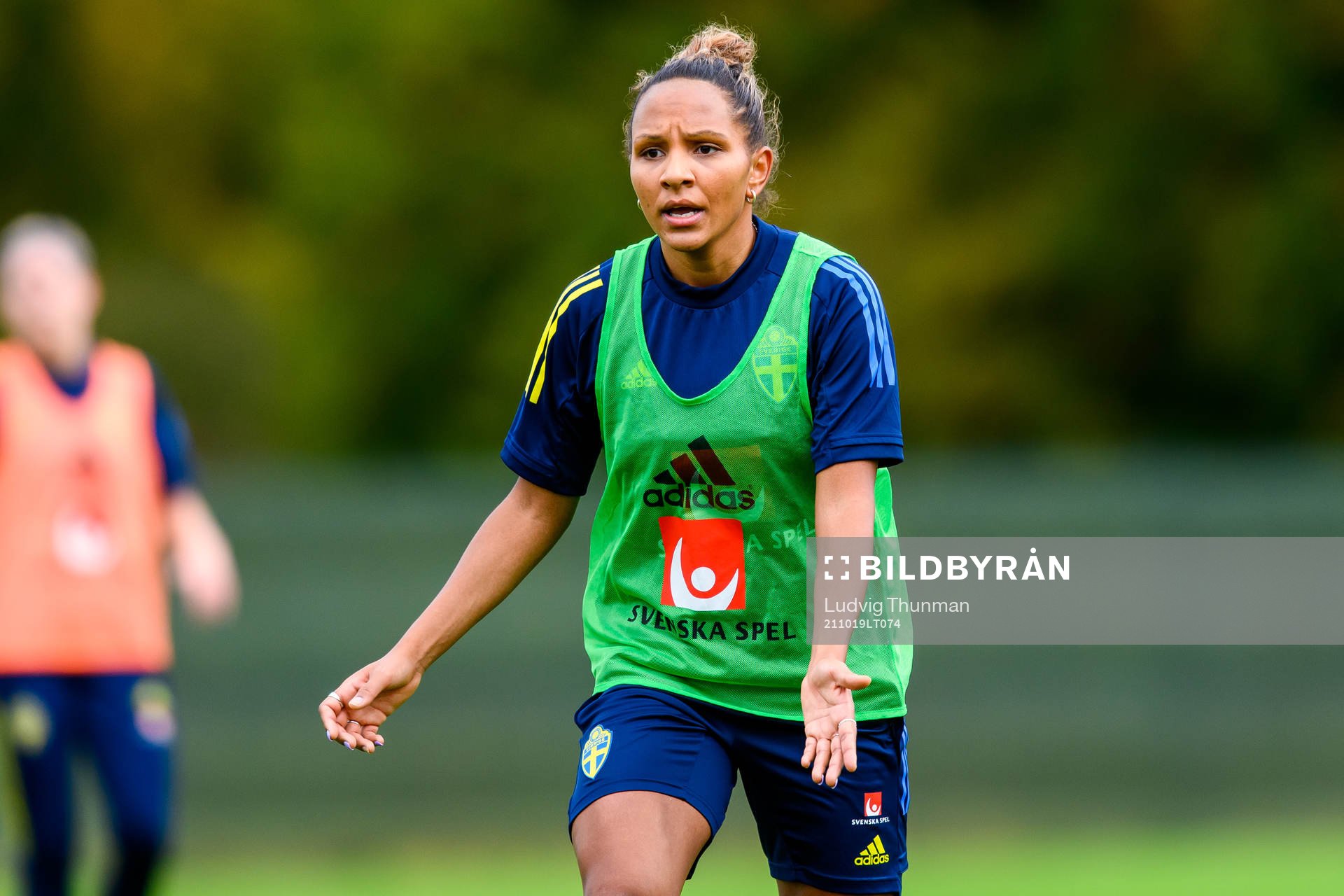Madelen Janogy of the Swedish women's national football team