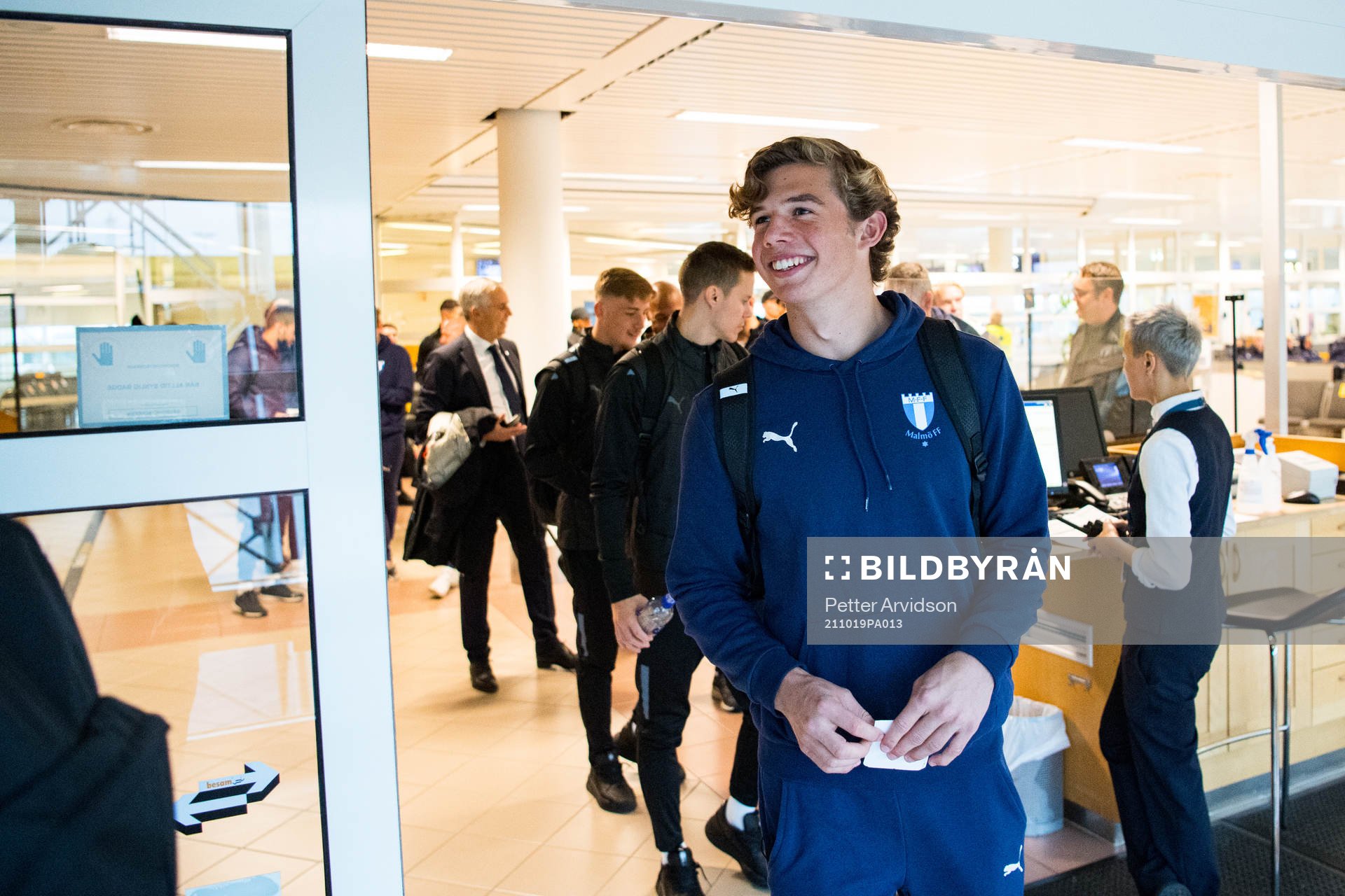 Goalkeeper Melker Ellborg of Malmö FF