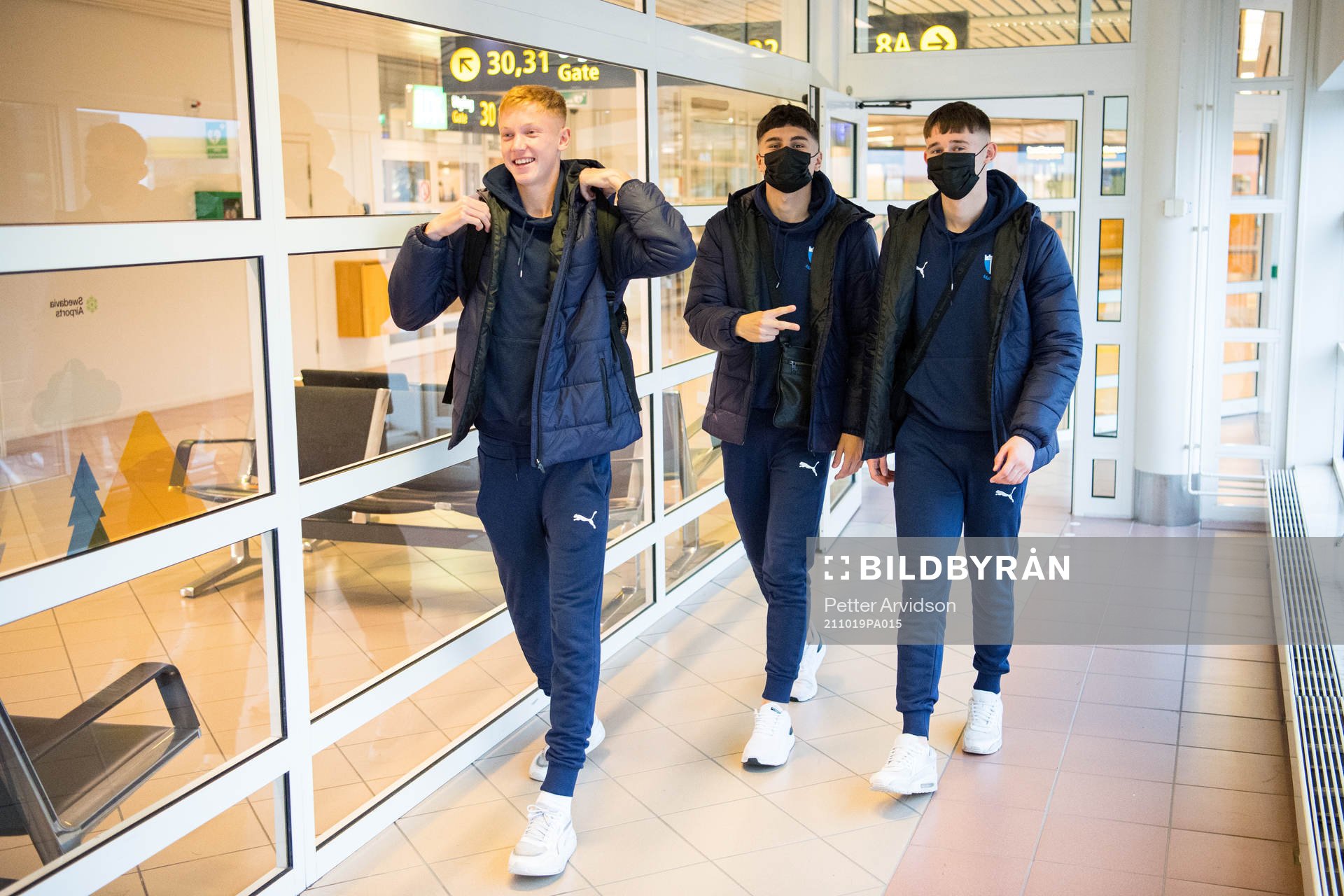 Players of Malmö FF youth team