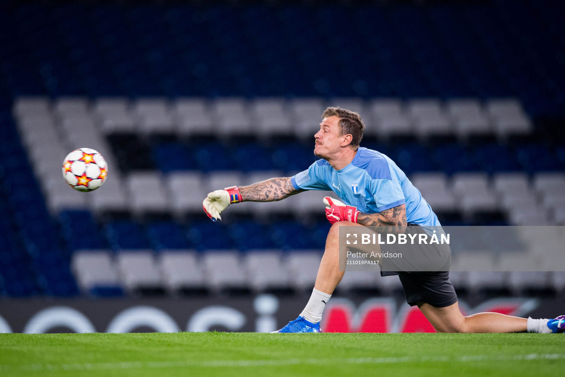 Goalkeeper Johan Dahlin
