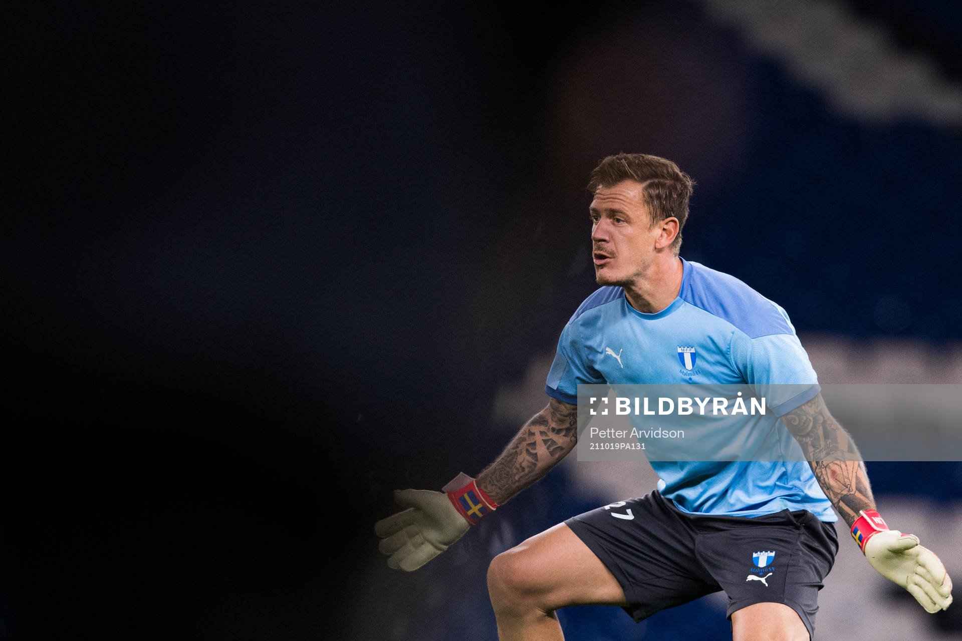 Goalkeeper Johan Dahlin