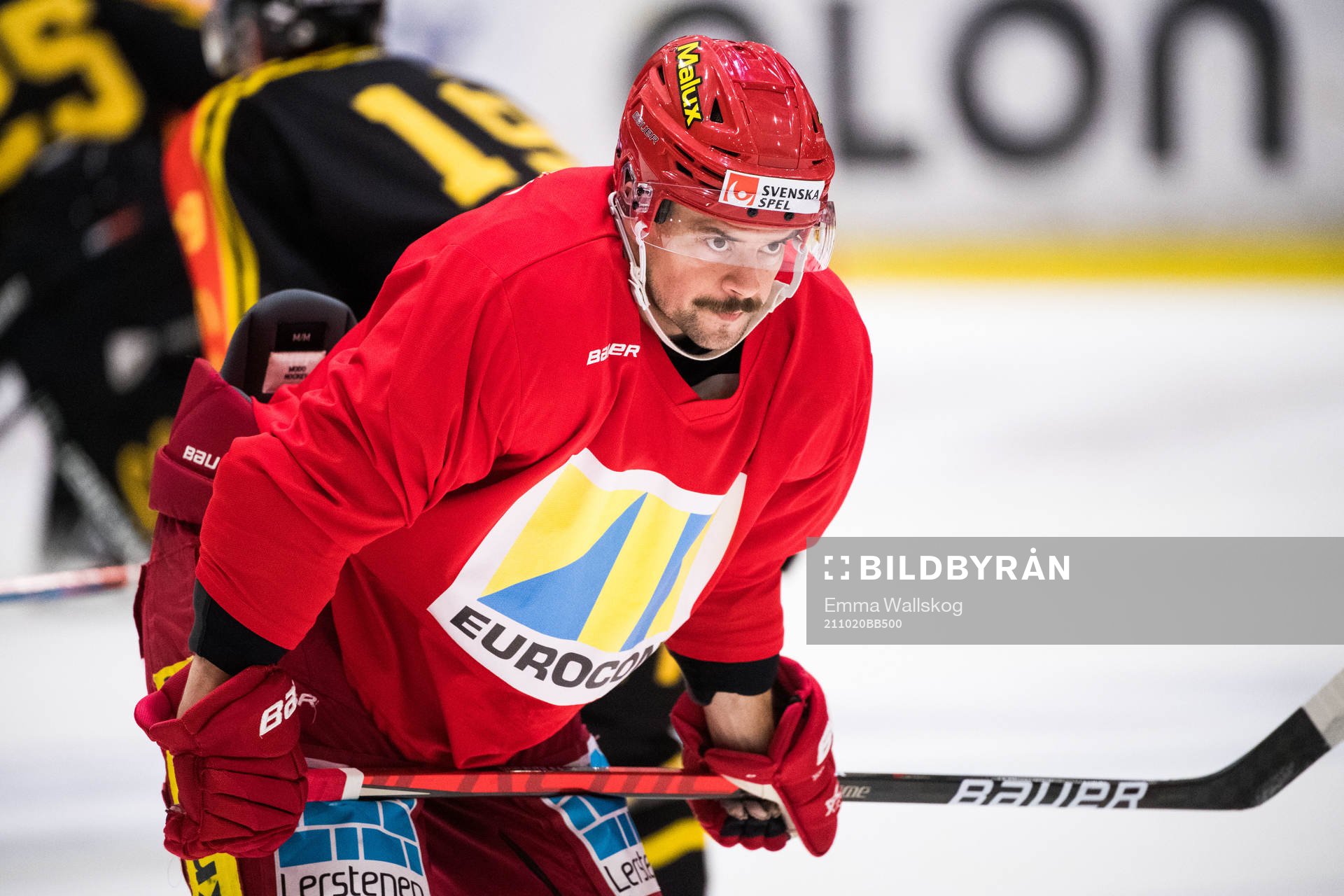 Modos Jesper Dahlroth innan ishockeymatchen i