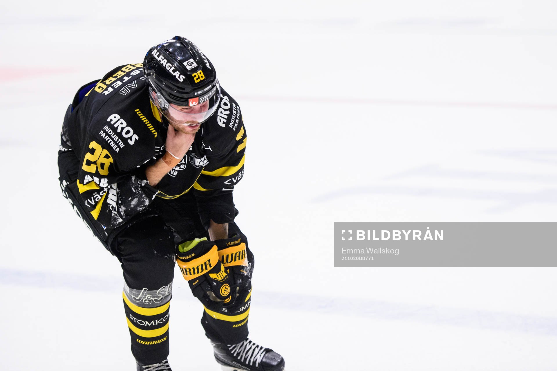 Västerås Lukas Zetterberg har ont