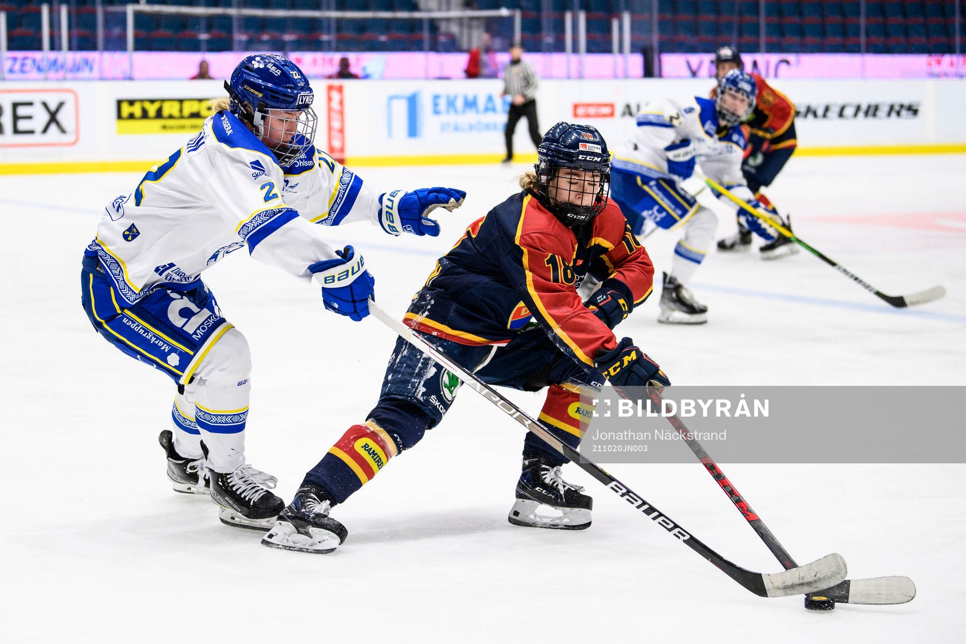 Leksands Agnez Svensson och Djurgårdens Alice Östensson