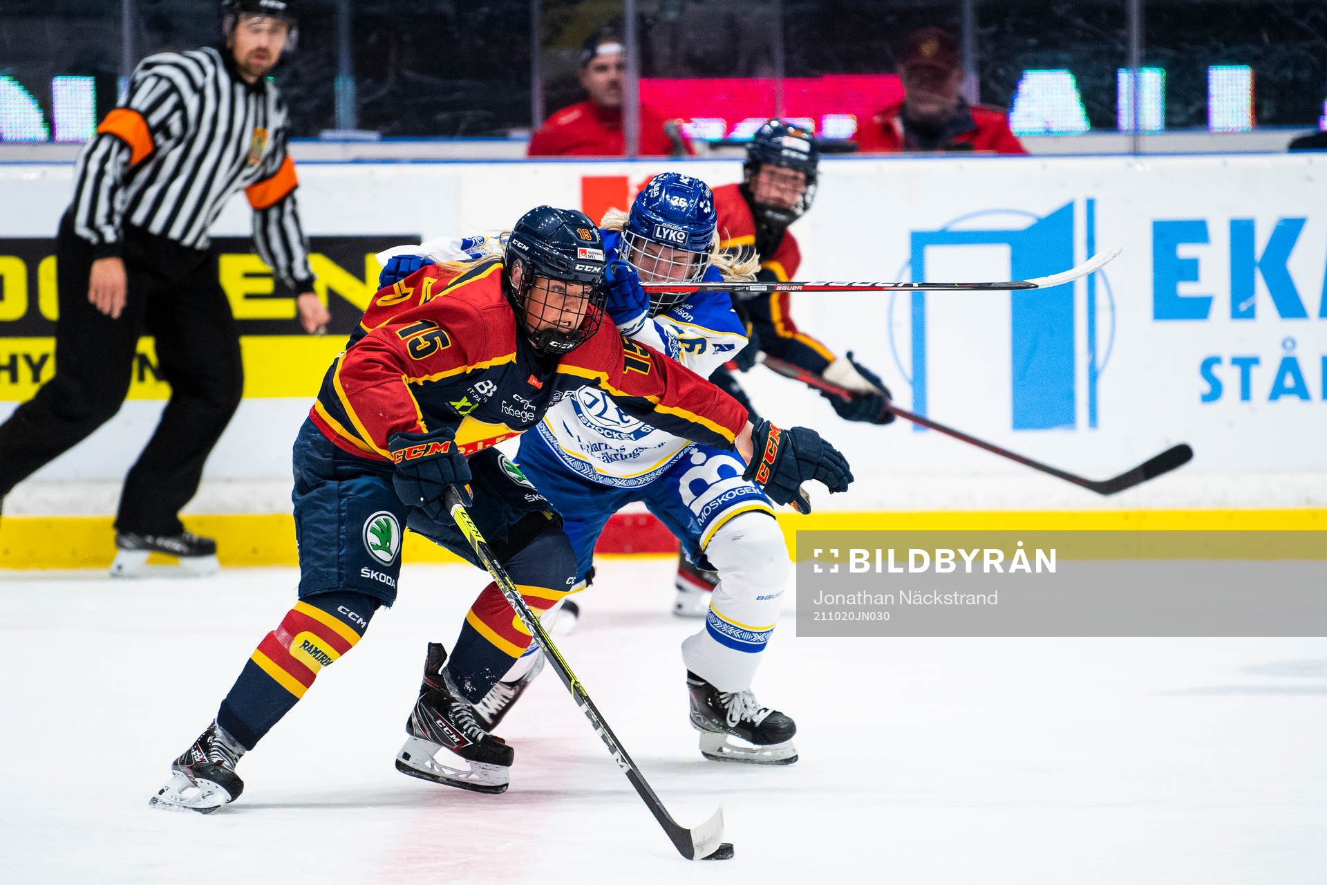 Djurgårdens Lova Blom och Leksands Tuva Kandell