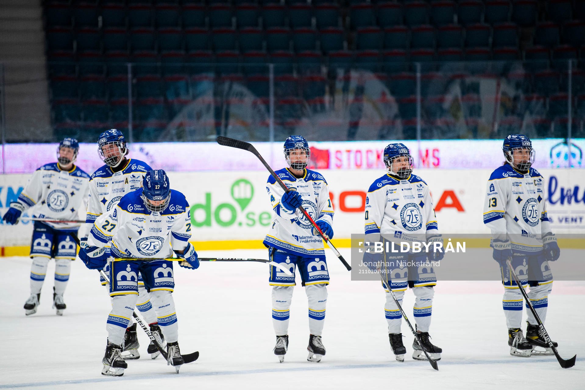 Leksands spelare deppar