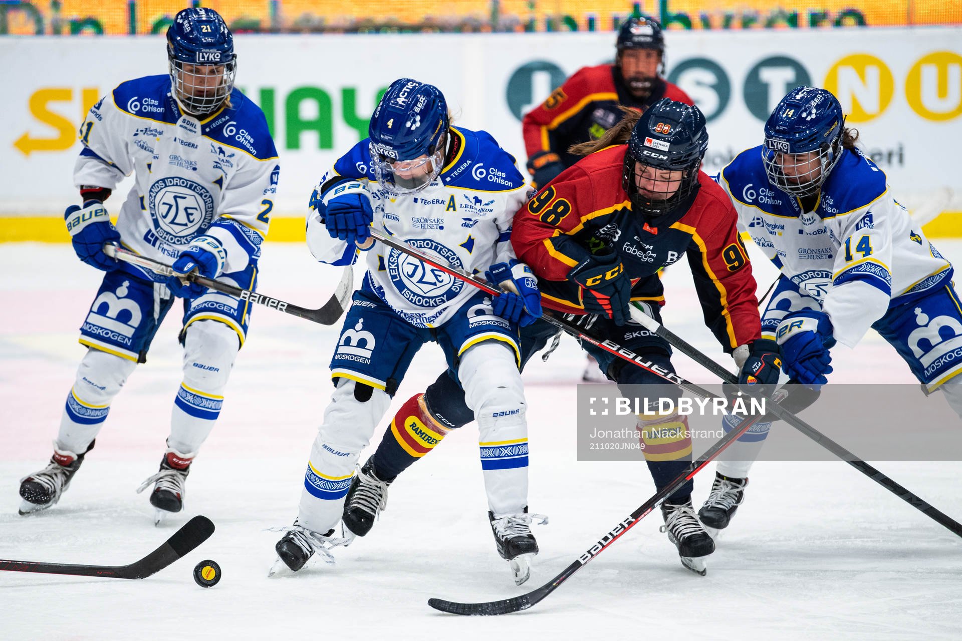 Djurgårdens Felicia Linder, Leksands Wilma Johansson,