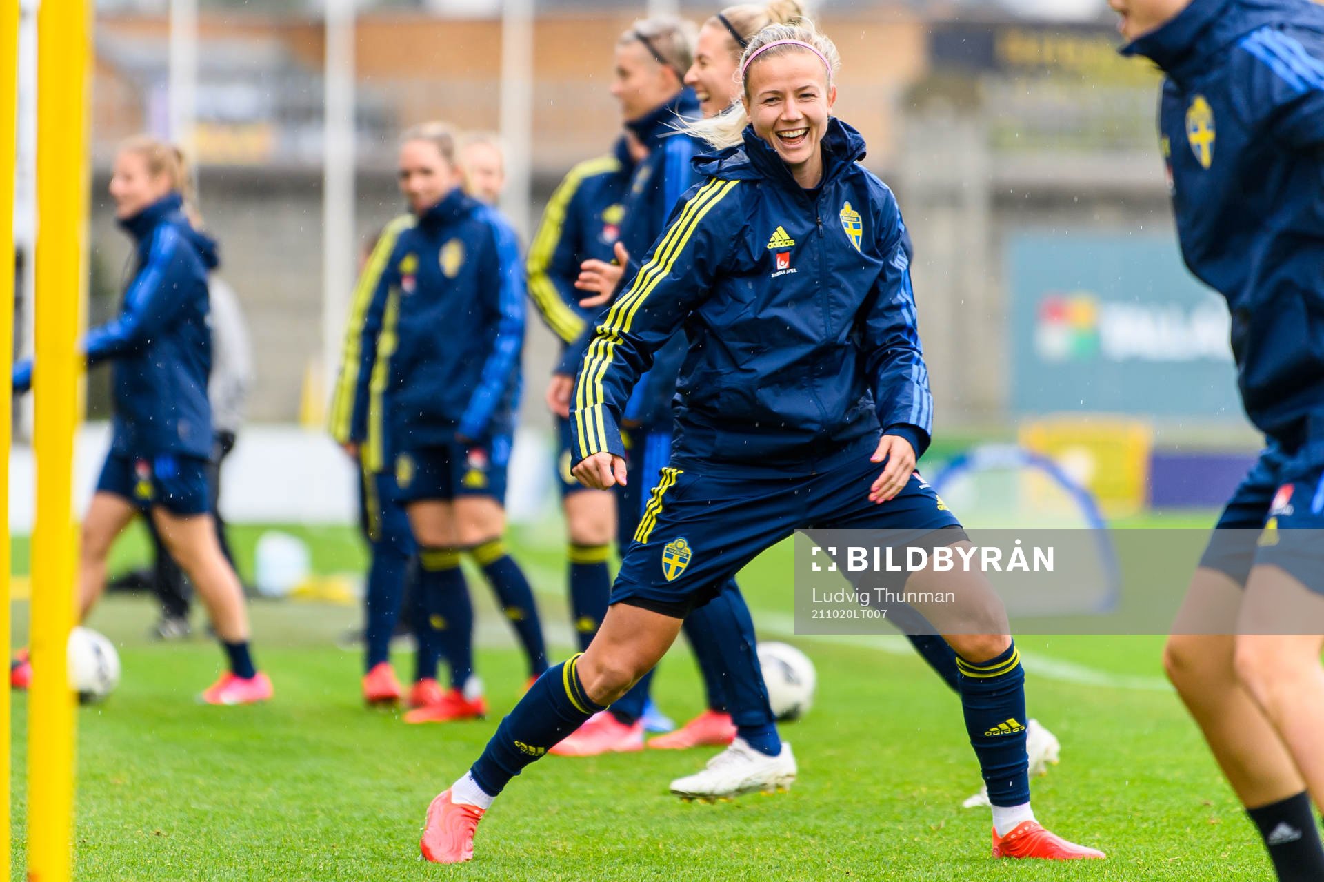 Hanna Glas of the Swedish women's national football team