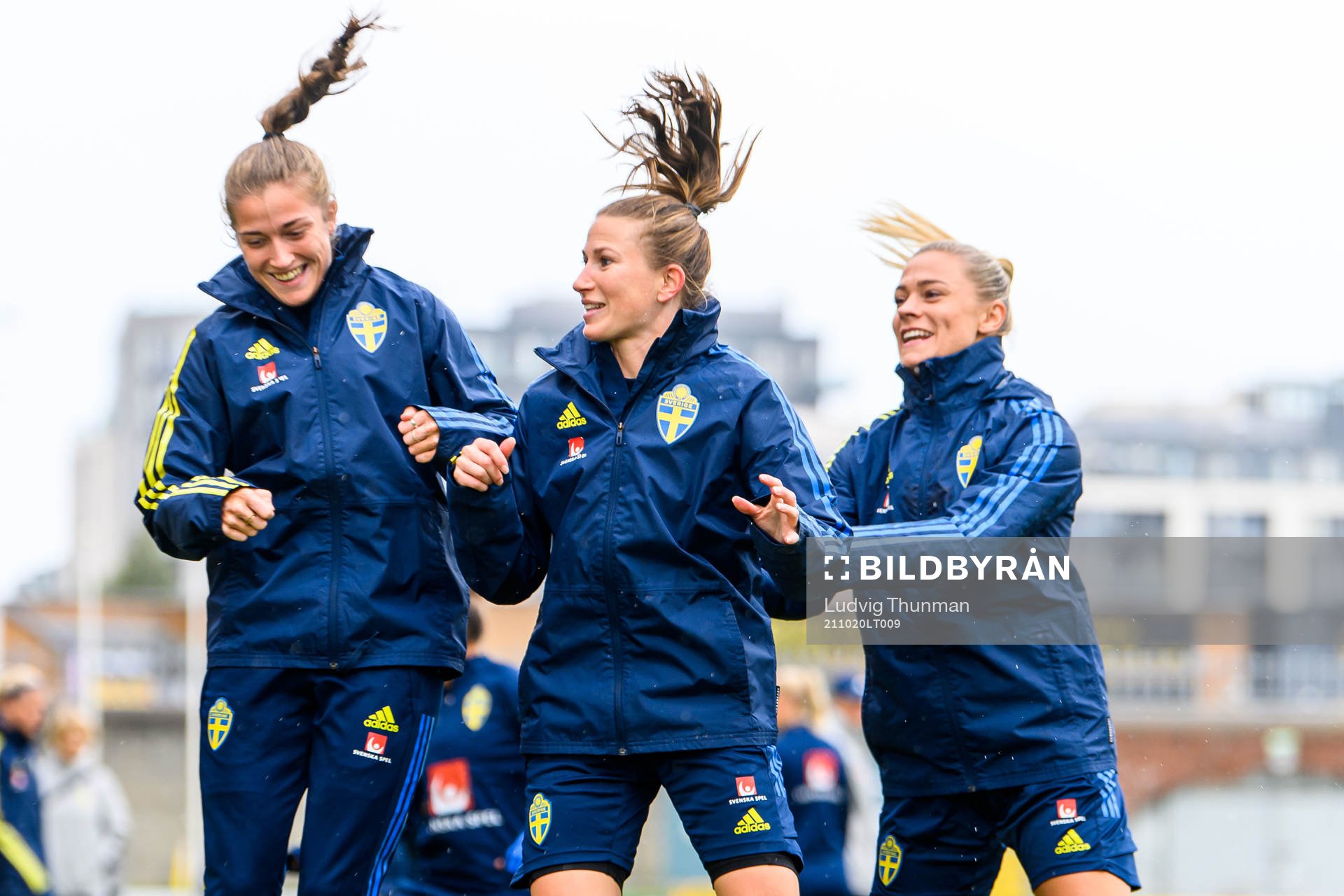 Filippa Angeldahl, Emma Berglund and Fridolina Rolfö of