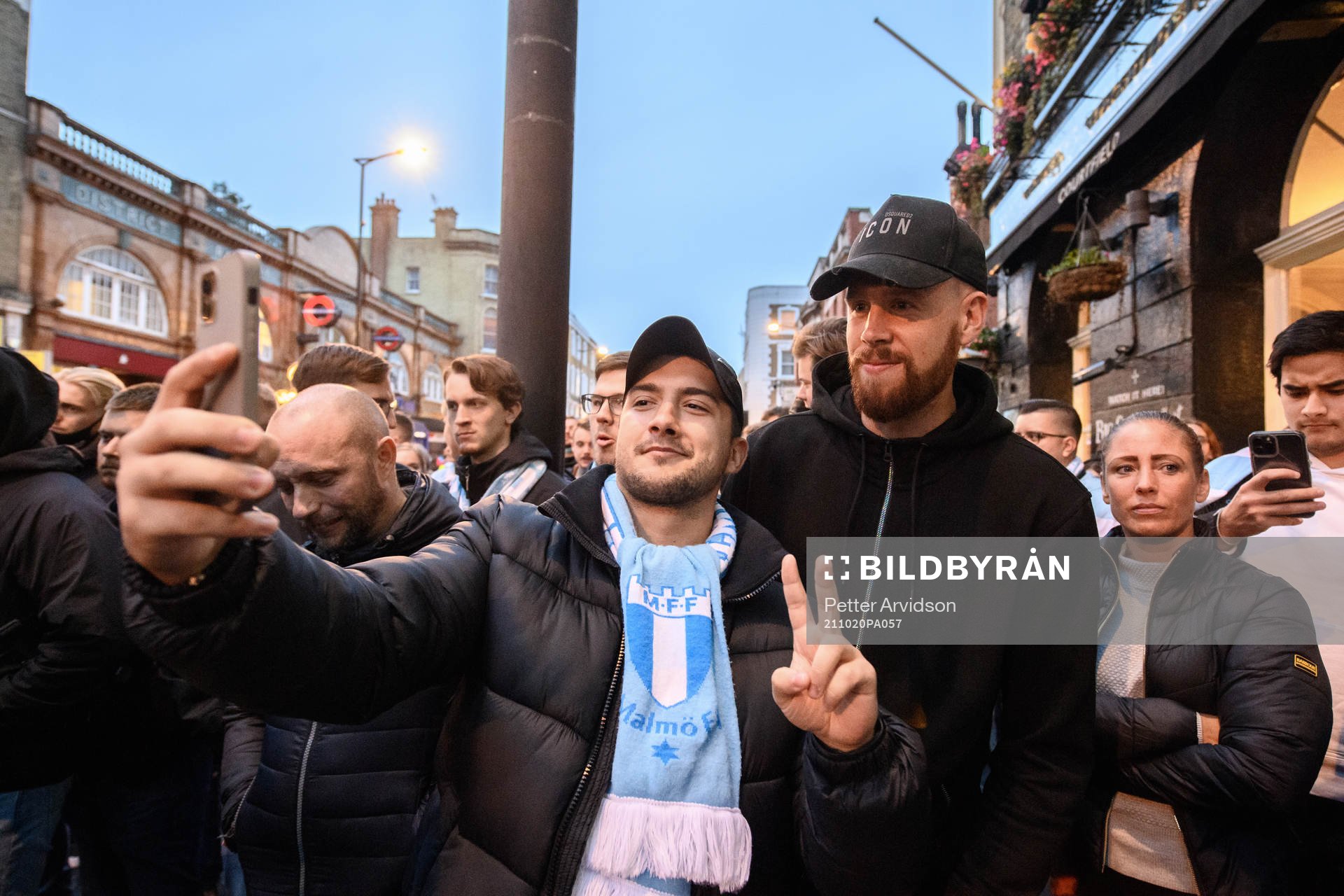 Pontus Jansson, former player of Malmö FF, participates in