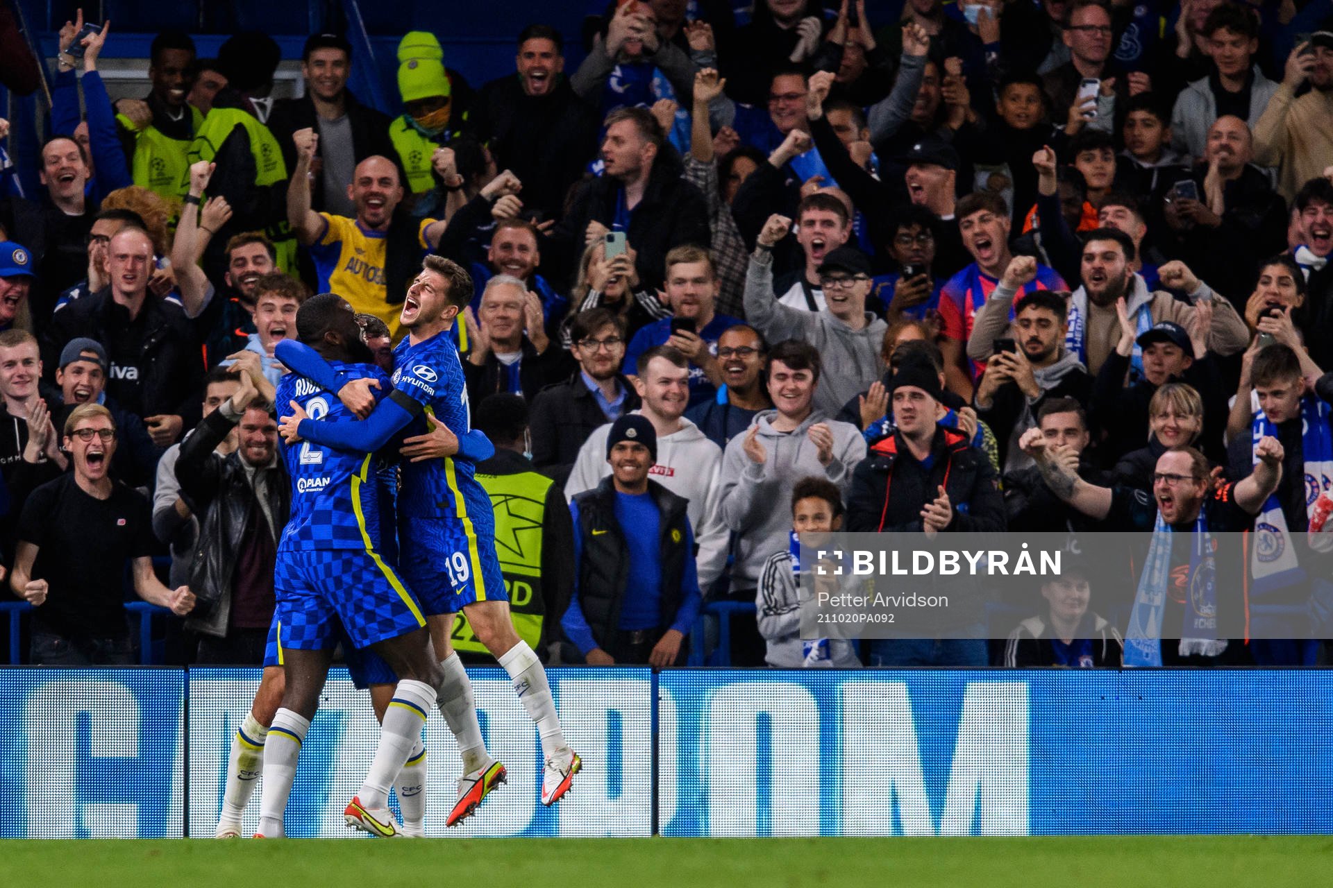 Andreas Christensen of Chelsea celebrate with teammates