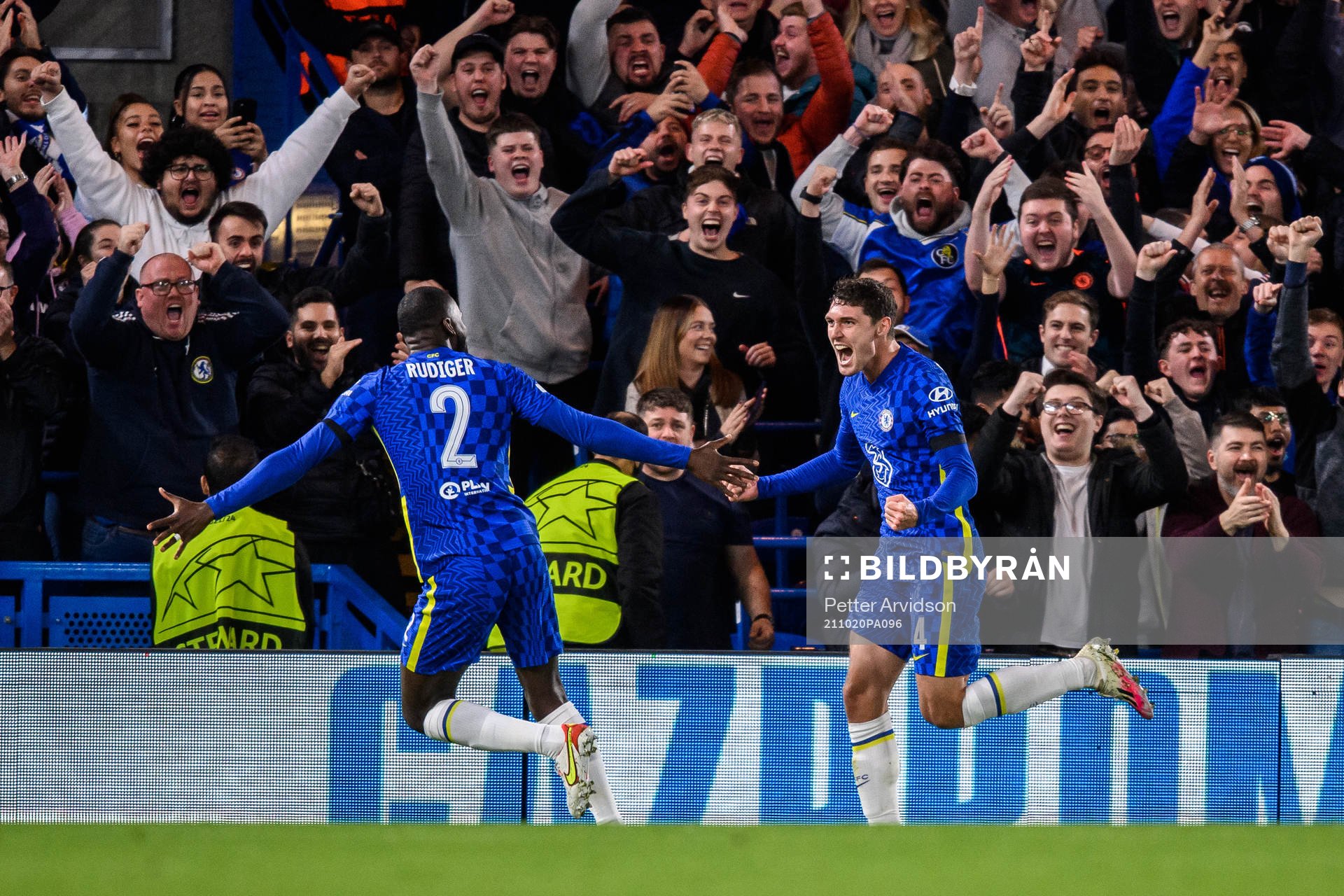 Andreas Christensen of Chelsea celebrates