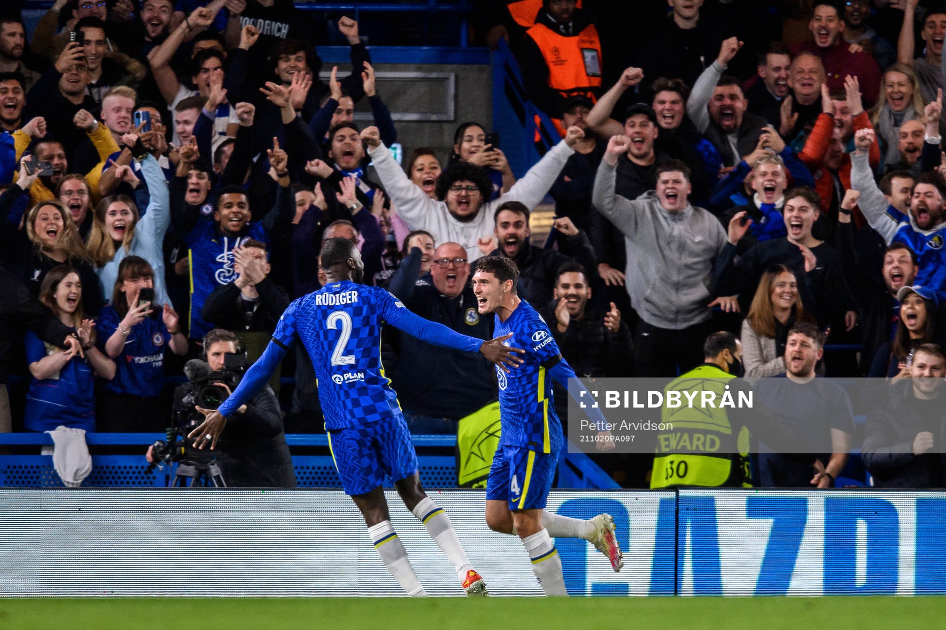 Andreas Christensen of Chelsea celebrates