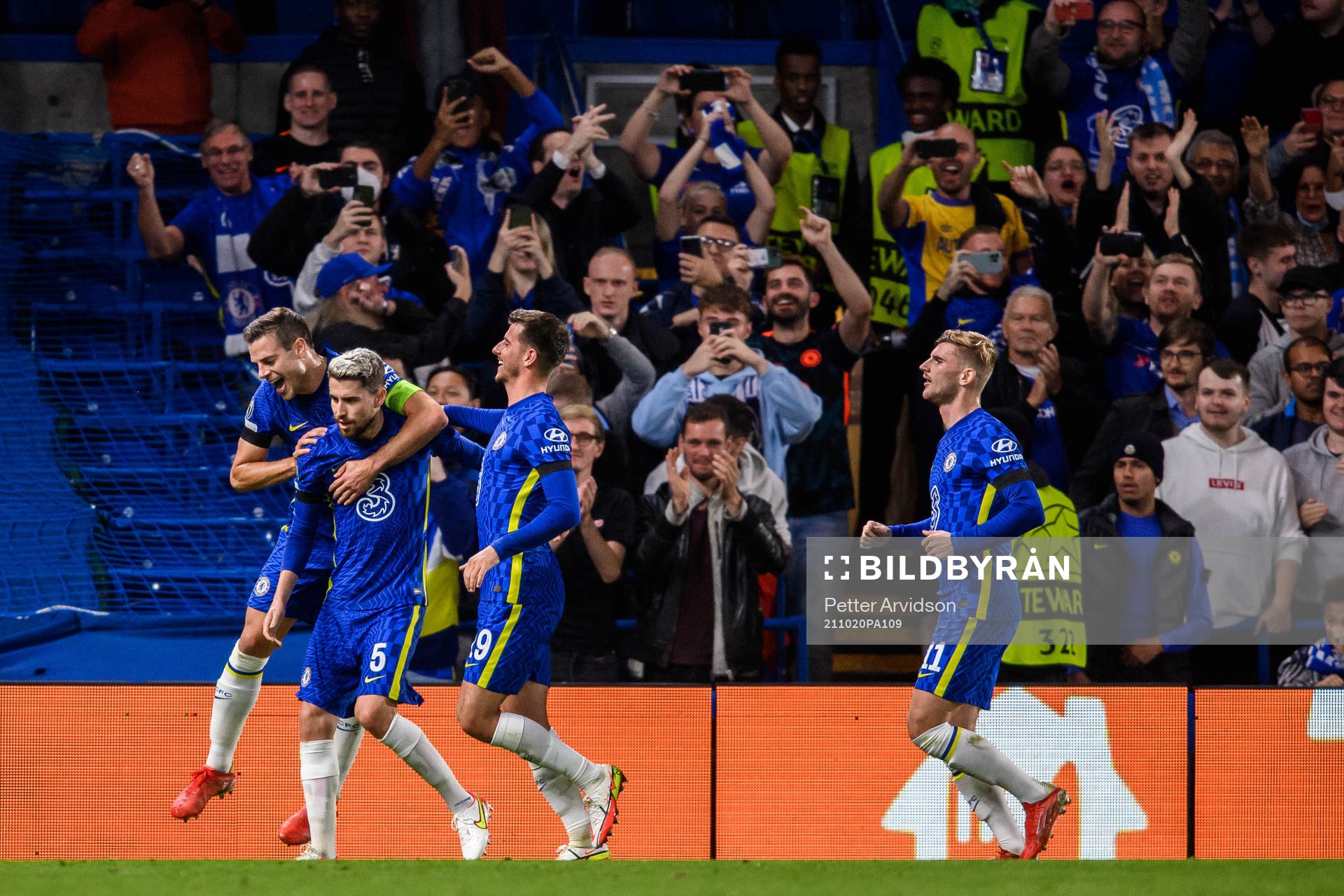Jorginho of Chelsea celebrates