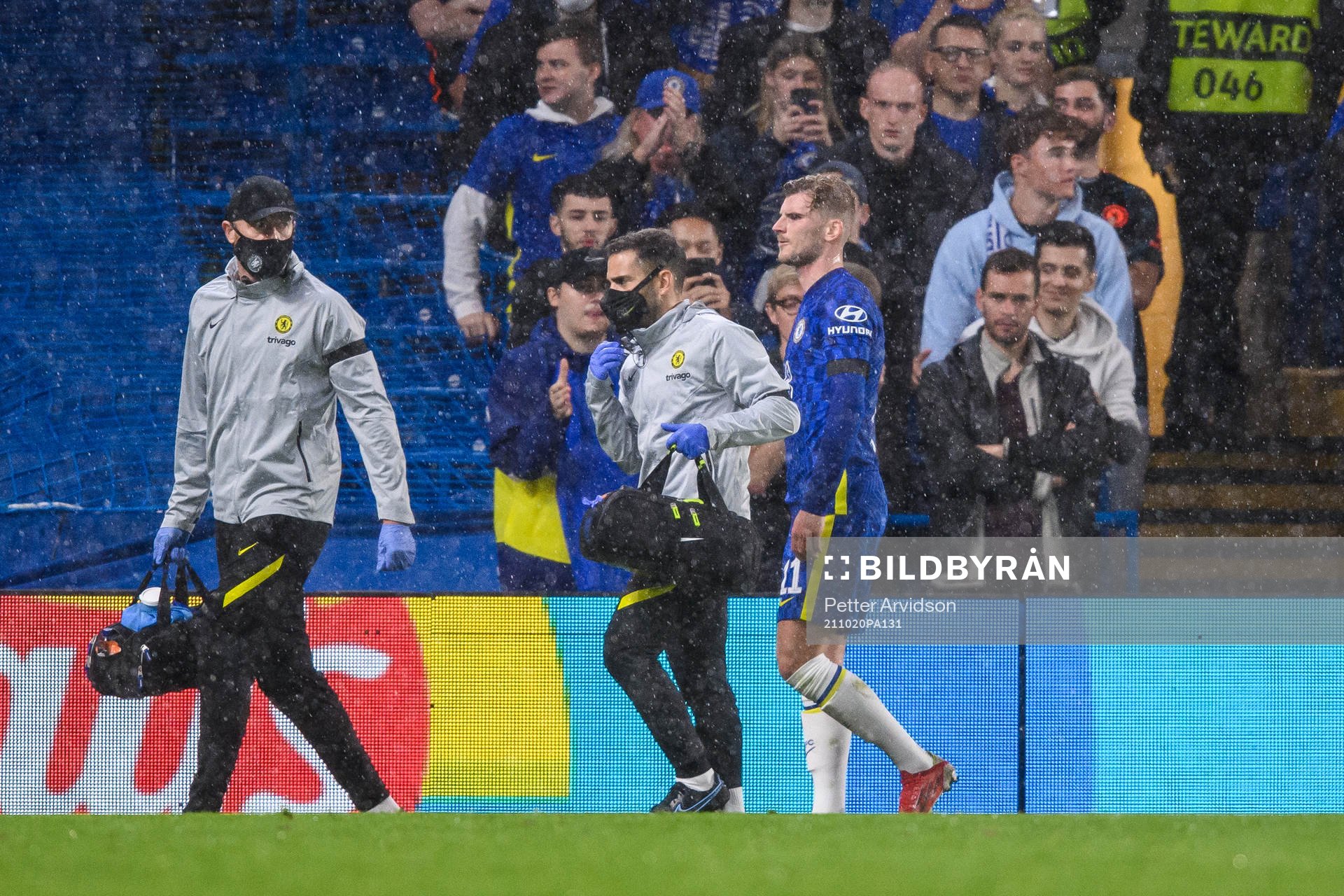 Timo Werner of Chelsea is injured