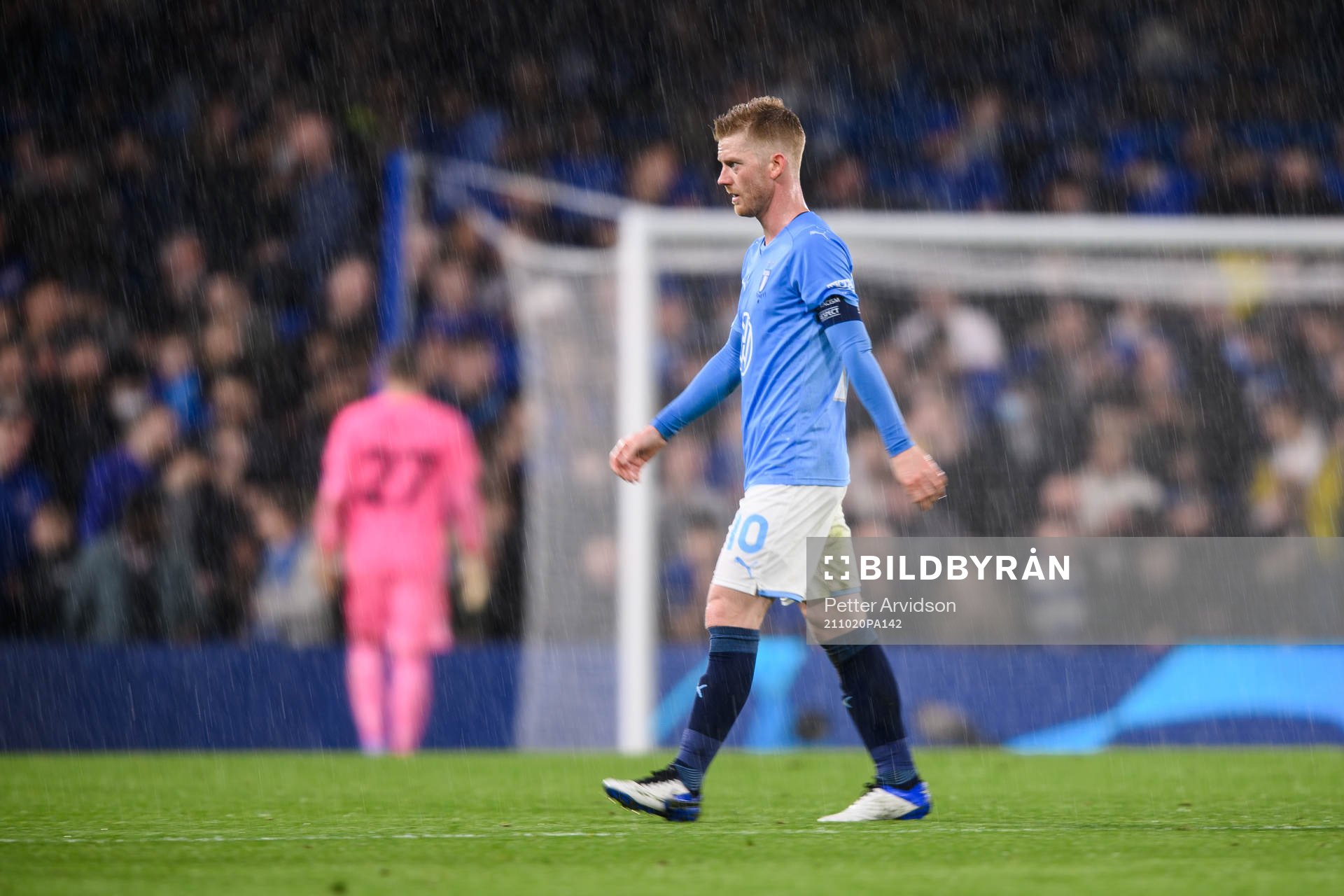 Anders Christiansen of Malmö FF looks dejected
