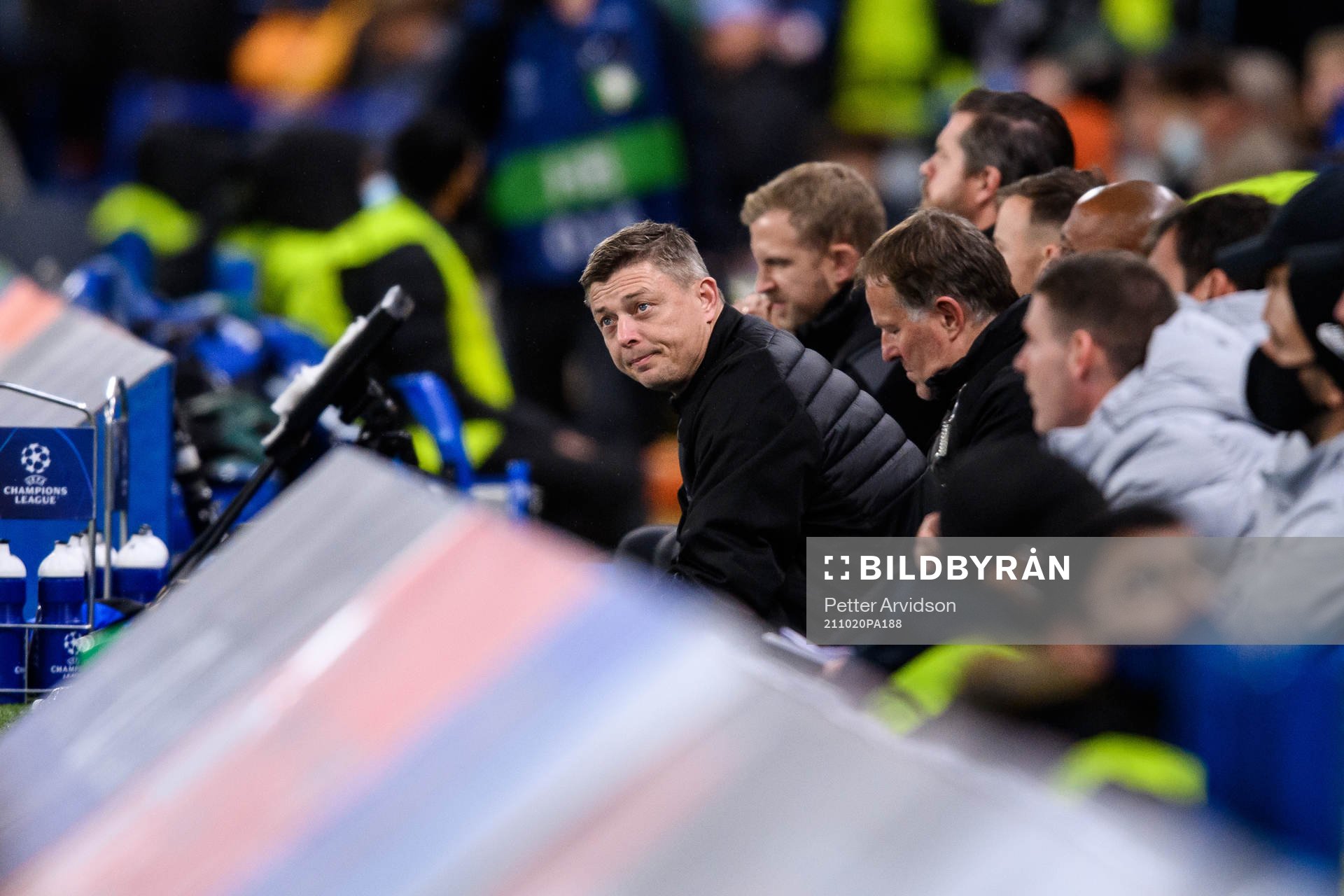 Jon Dahl Tomasson, head coach of Malmö FF looks dejected