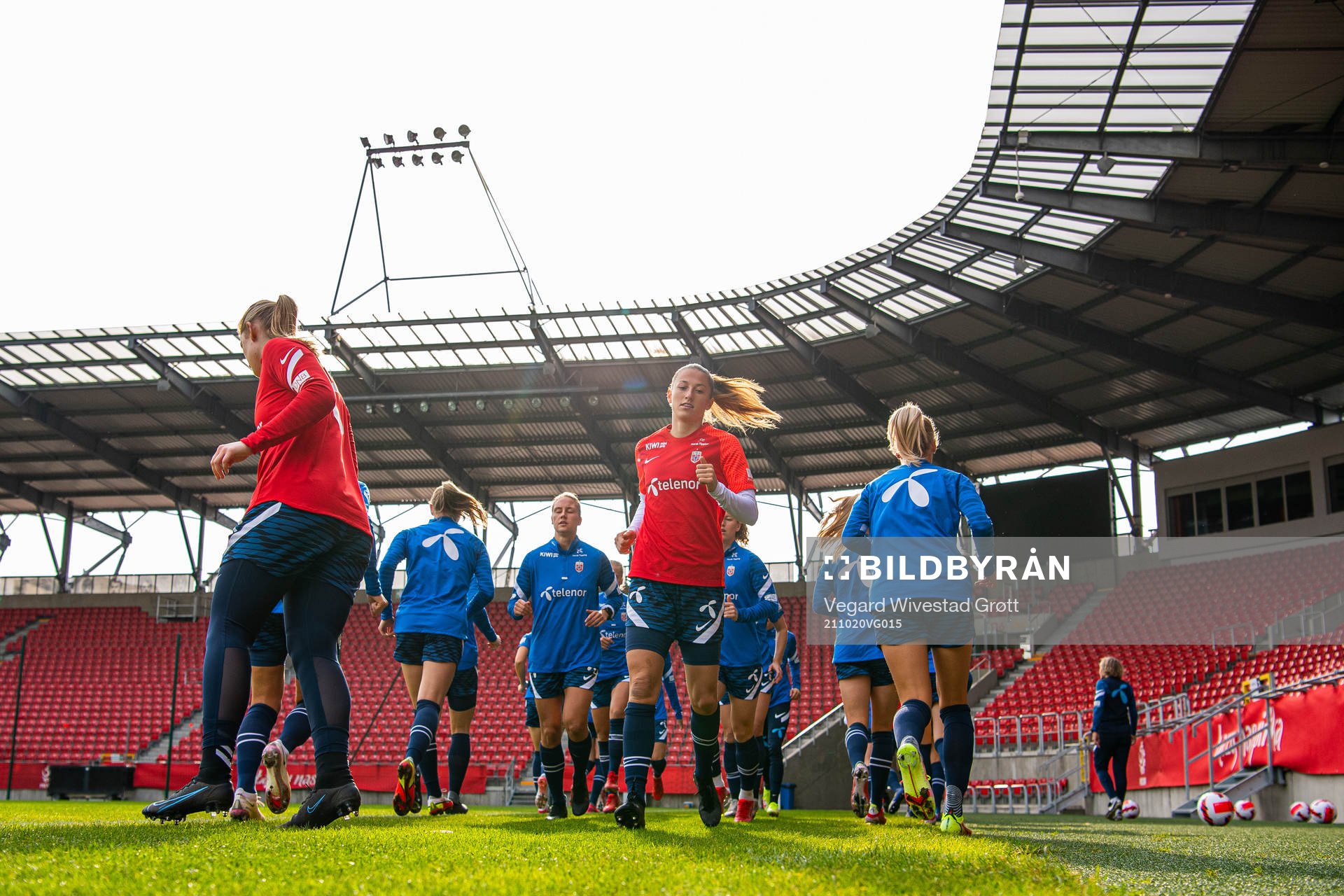 Goalkeeper Cecilie Fiskerstrand of the Norwegian women's