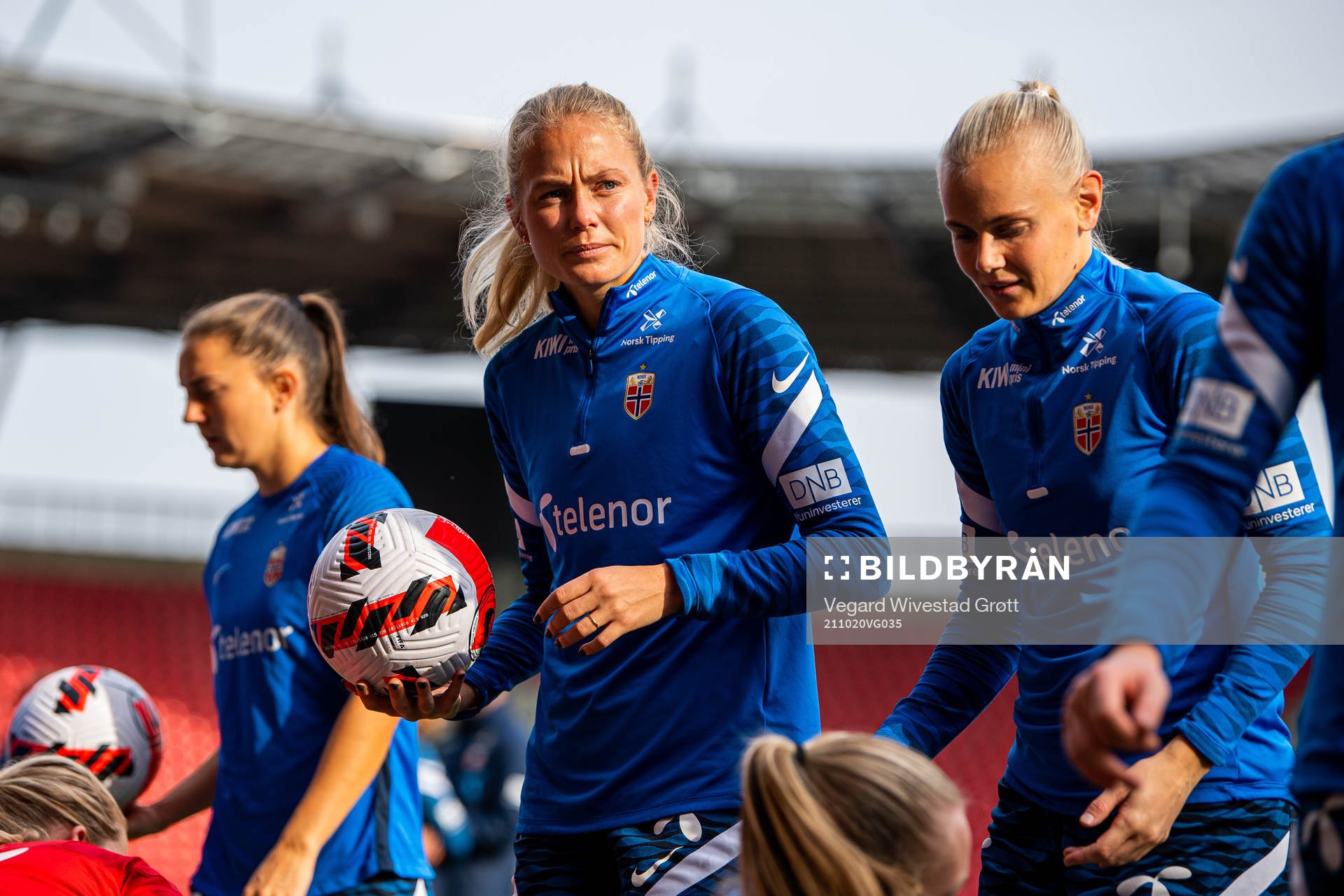 Guro Bergsvand of the Norwegian women's national football