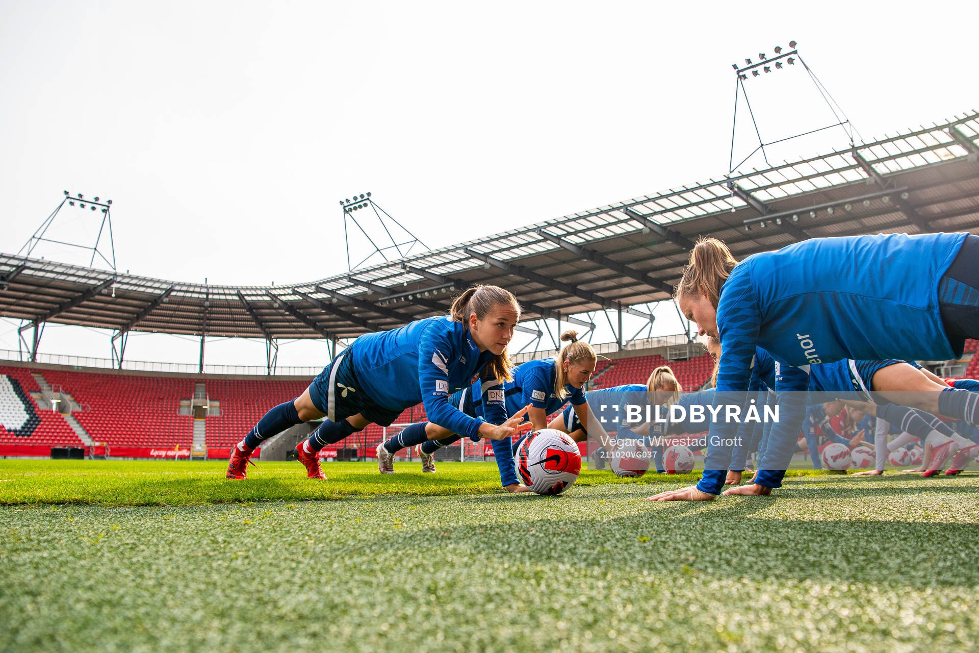 Guro Reiten of the Norwegian women's national football team