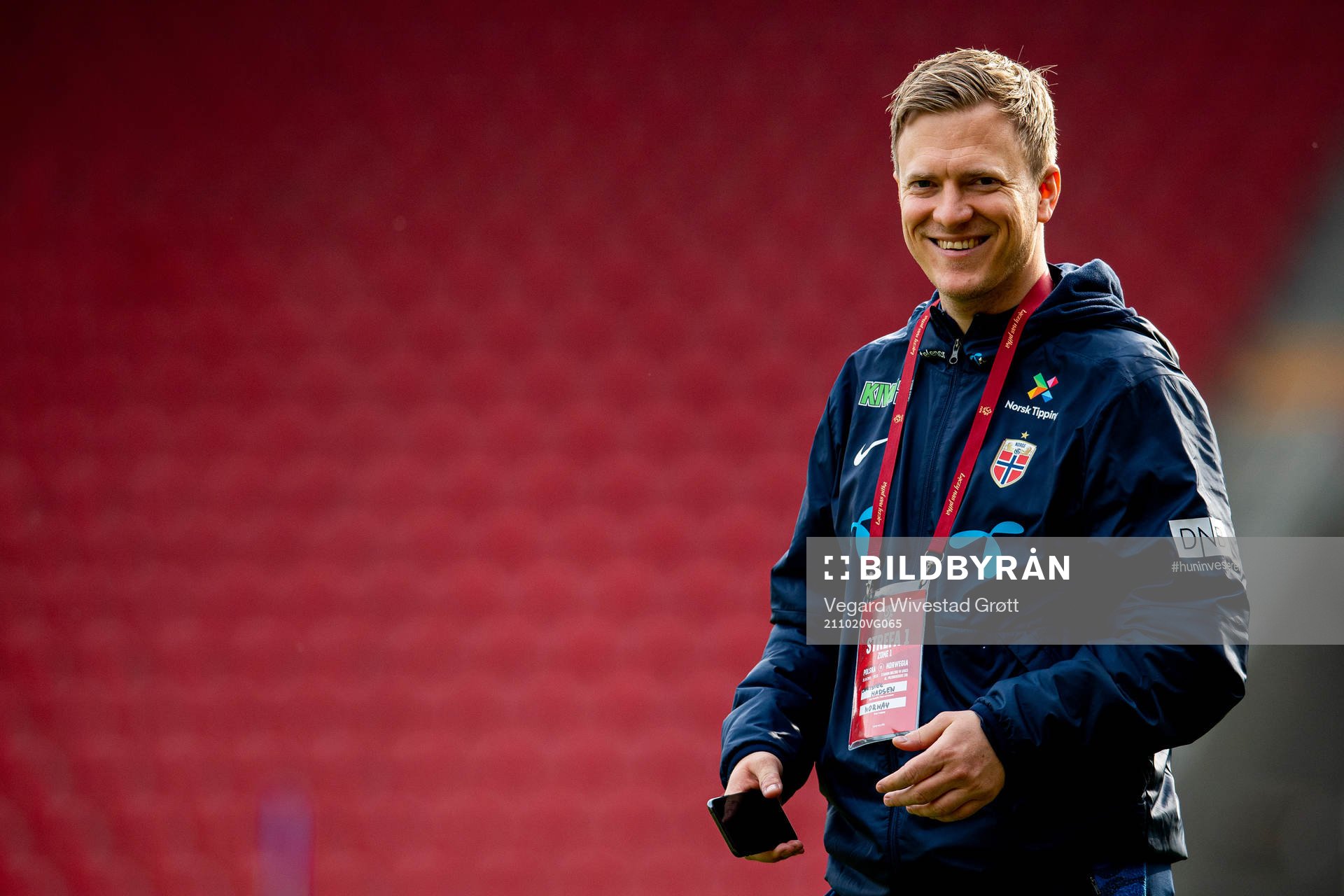 Christer Madsen, communications officer of the Norwegian