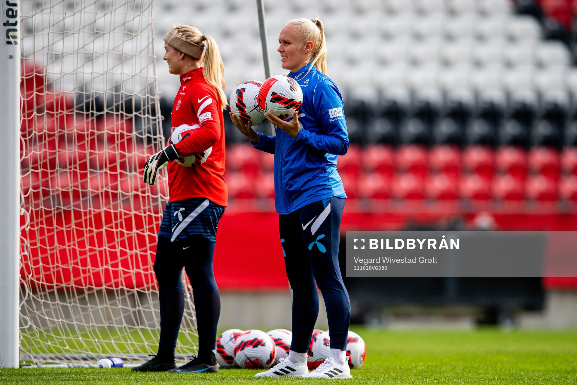 Maria Thorisdottir of the Norwegian women's national