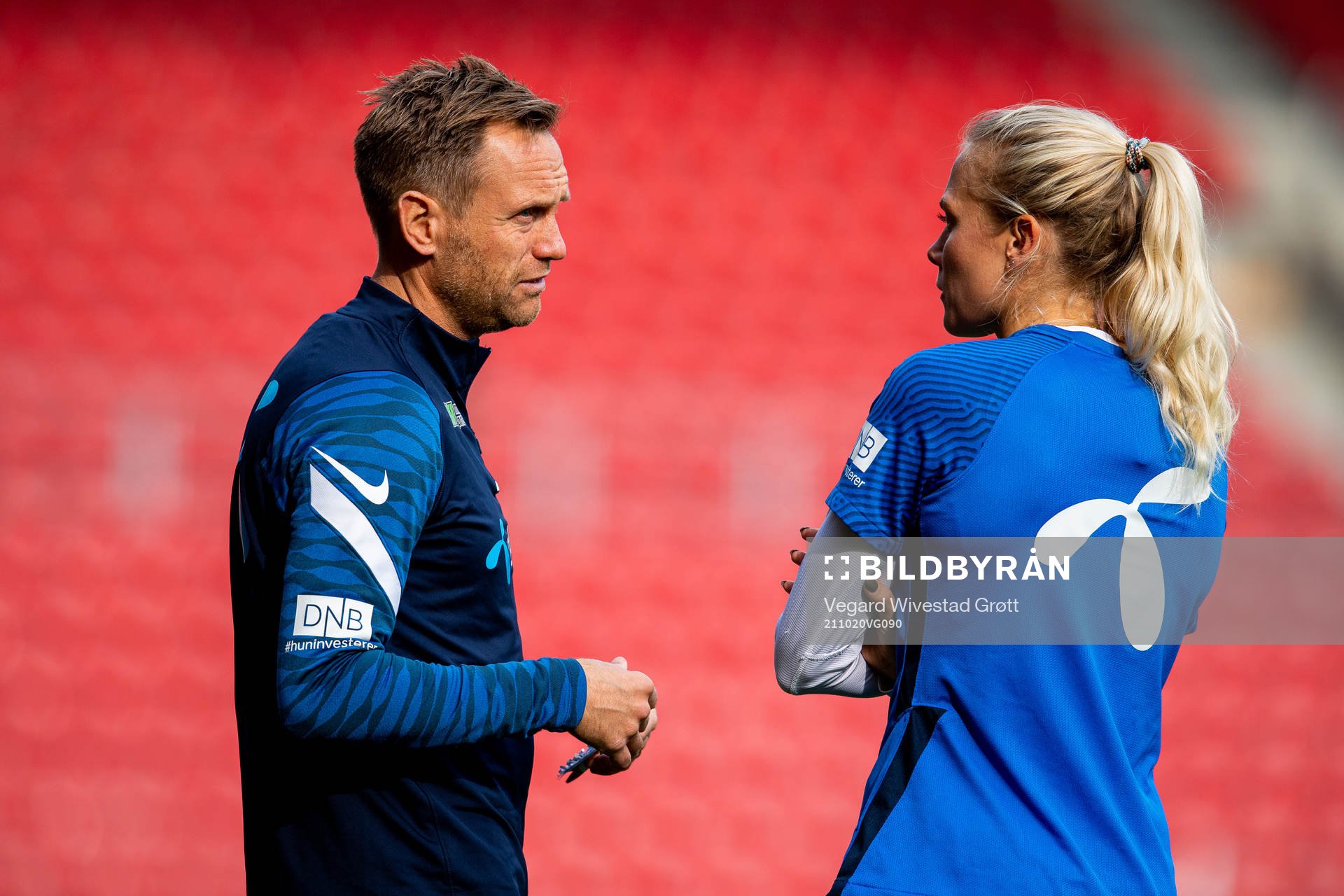 Martin Sjögren, head coach of the Norwegian women's