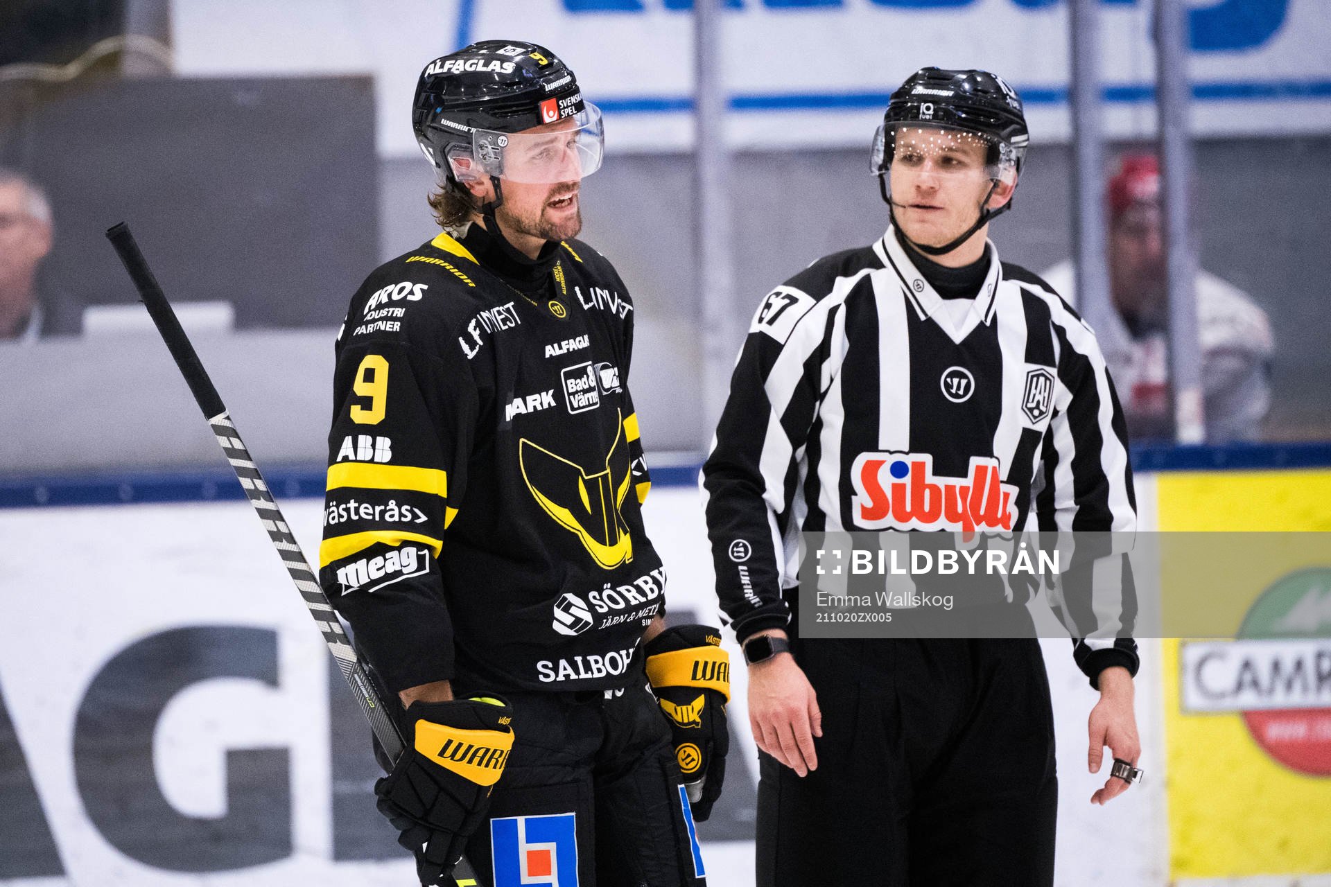 Västerås Mikael Frycklund tilldelas matchstraff