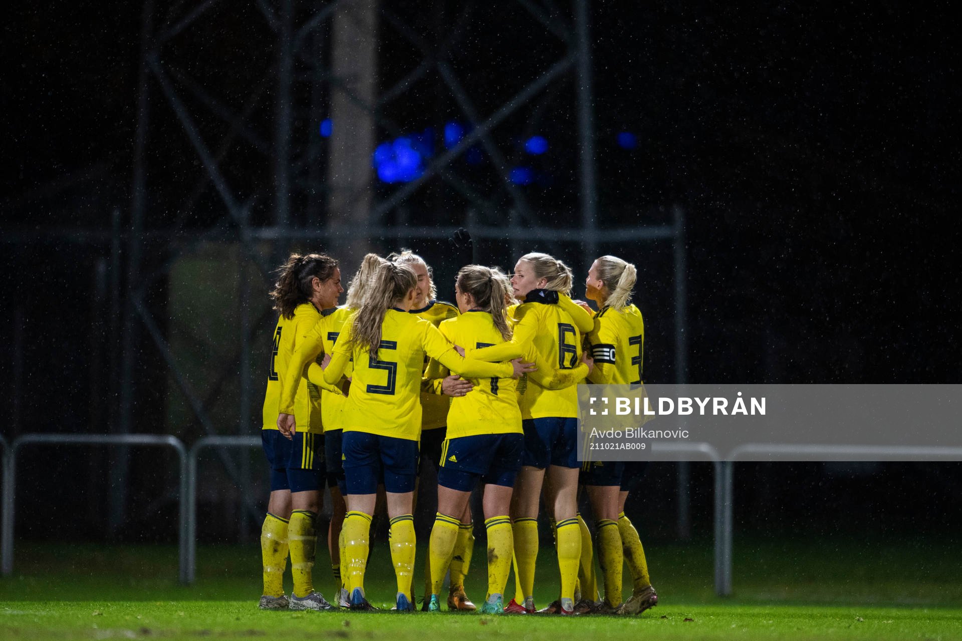 Players of Sweden celabrates